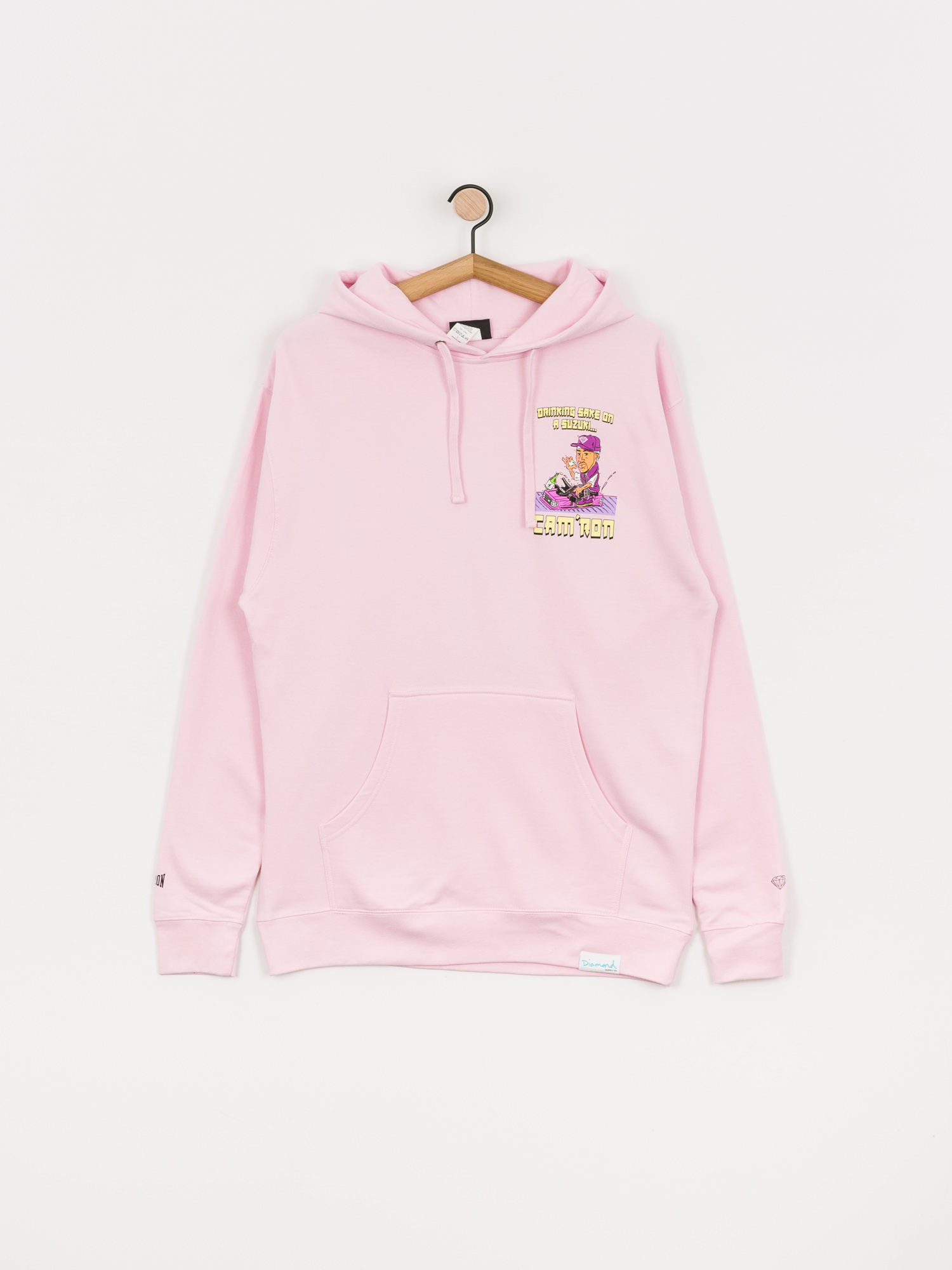 Bluza z kapturem Diamond Supply Co. Sake HD (pink)