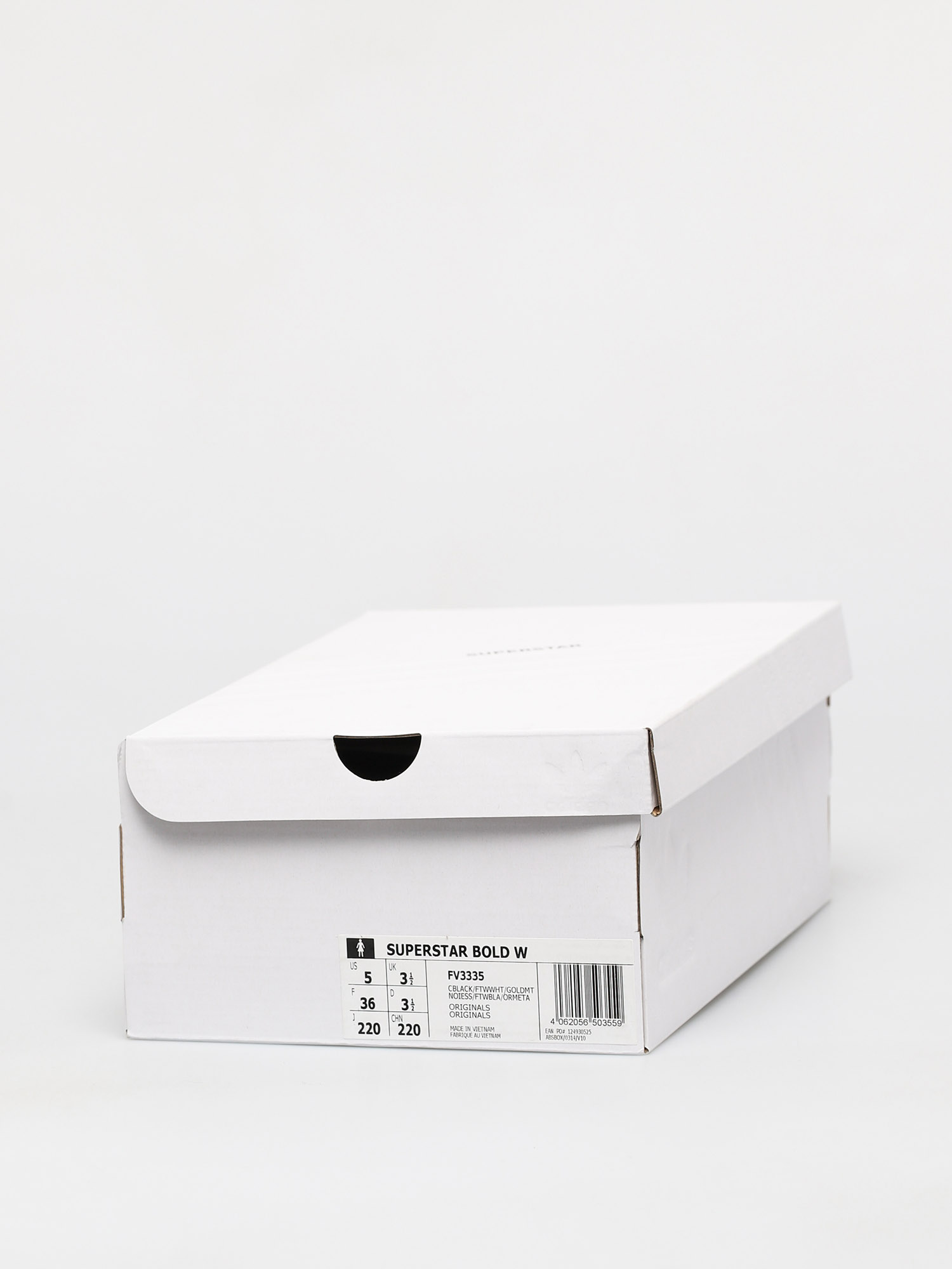 Buty adidas Originals Superstar Bold Wmn (cblack/ftwwht/goldmt)