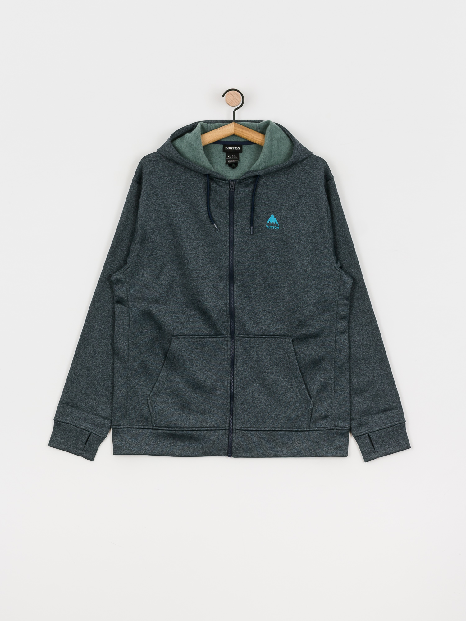Męska Bluza aktywna Burton Oak ZHD (dress blue heather)