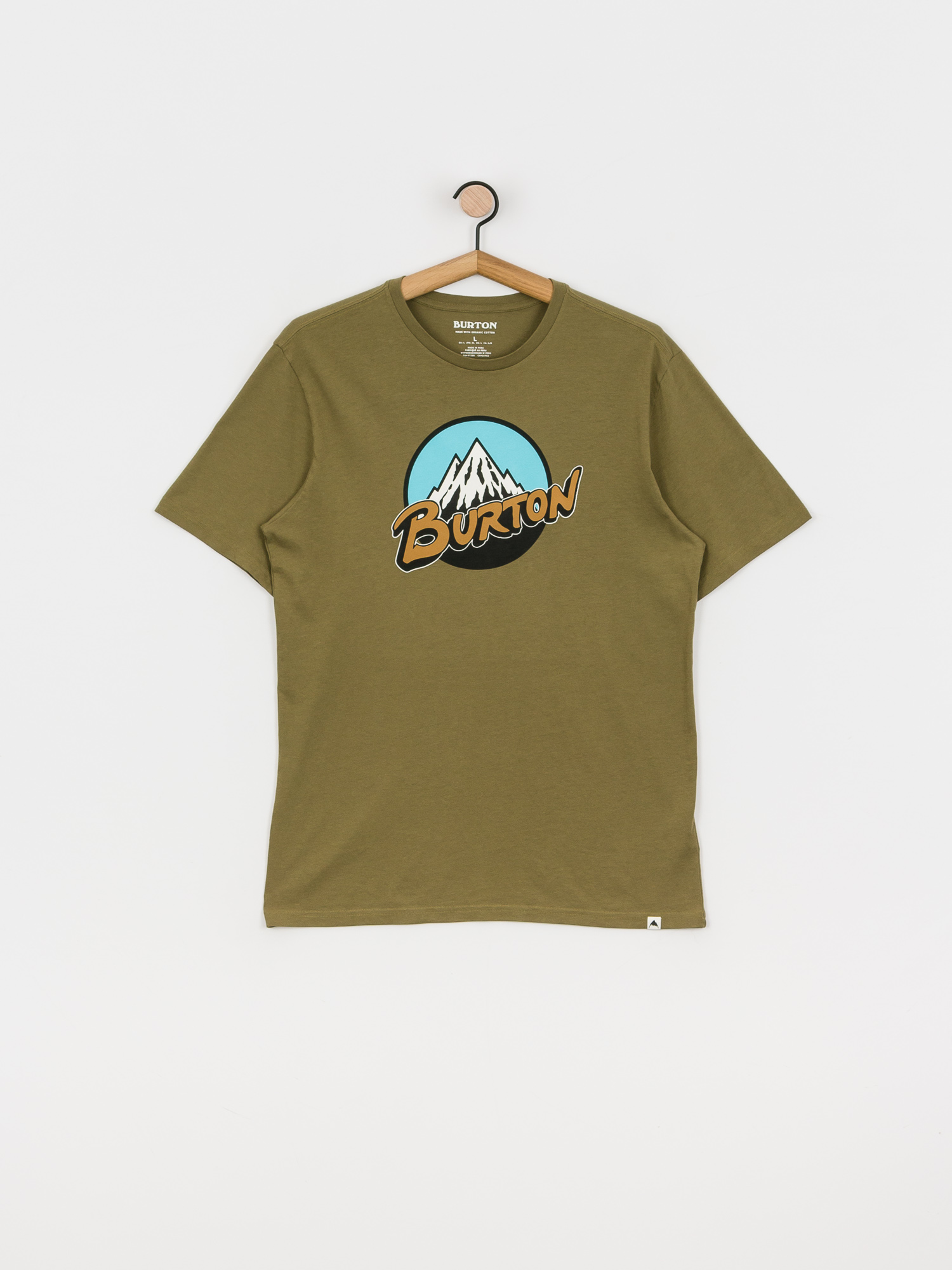 T-shirt Burton Retro Mountain (martini olive)