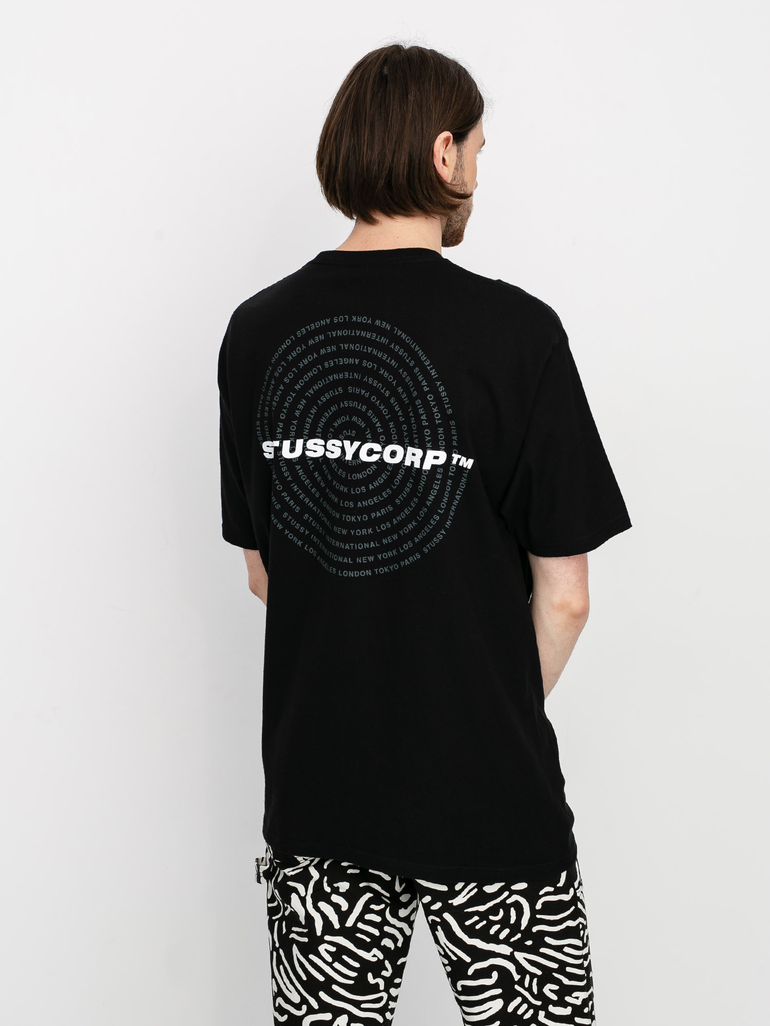 T-shirt Stussy City Spiral (black)