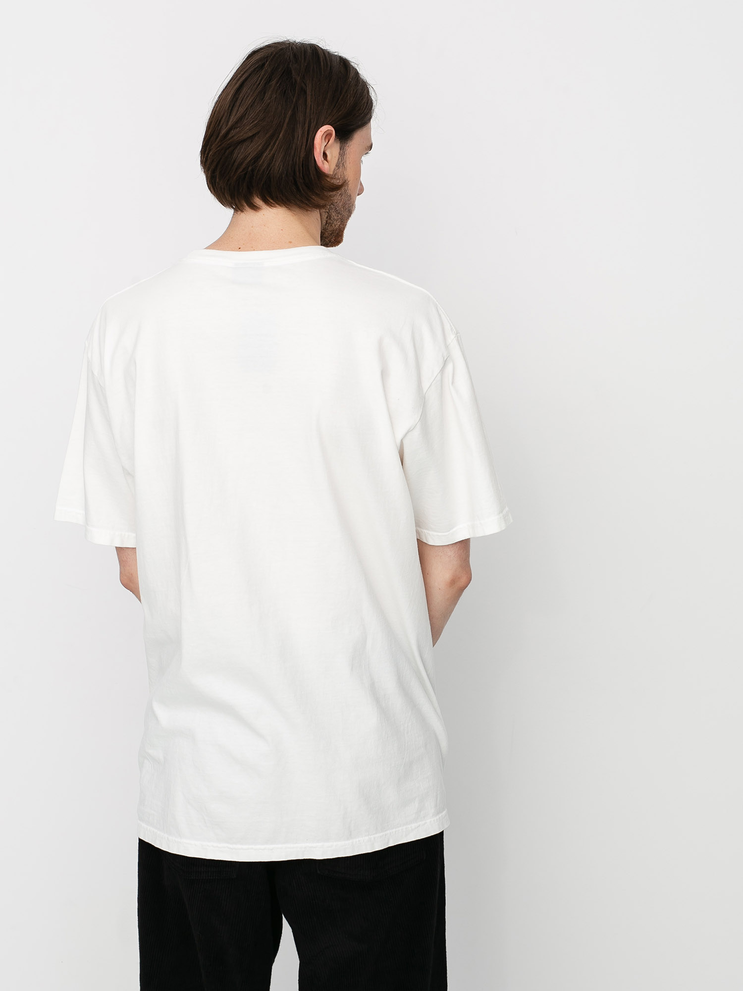 T-shirt Stussy Basic Logo Pig Dyed (natural)
