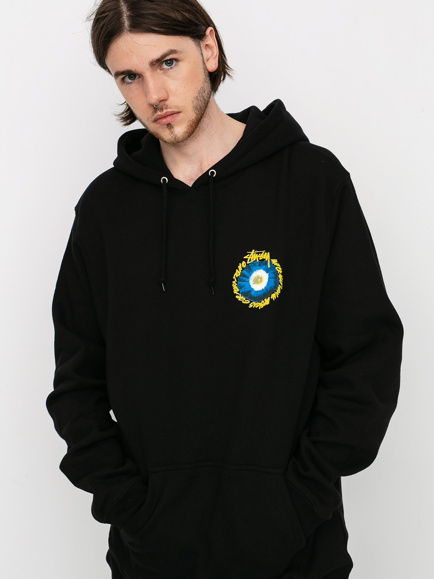 Bluza z kapturem Stussy Cosmos HD (black)