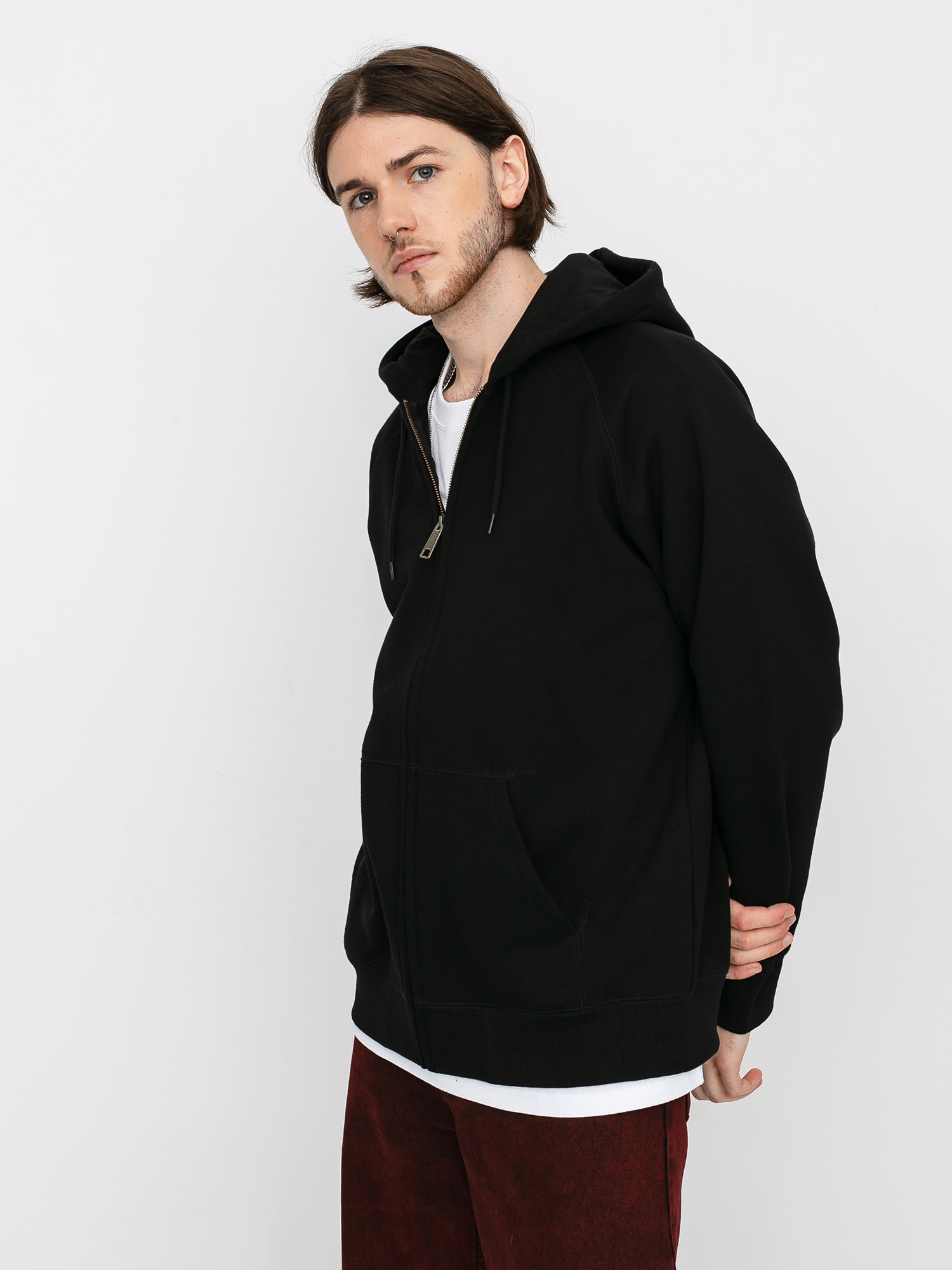 Bluza z kapturem Carhartt WIP Chase ZHD (black/gold)