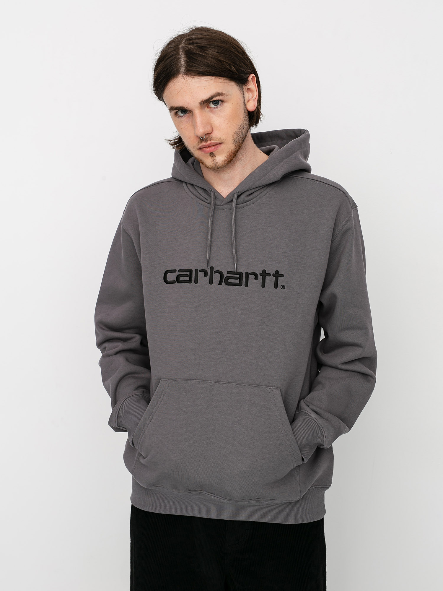 Bluza z kapturem Carhartt WIP Carhartt HD (husky/black)