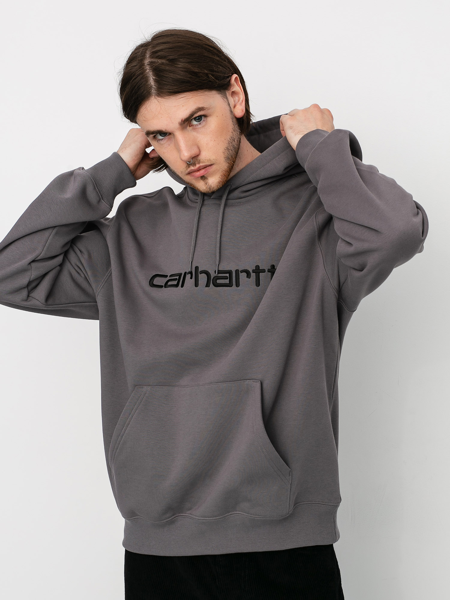 Bluza z kapturem Carhartt WIP Carhartt HD (husky/black)