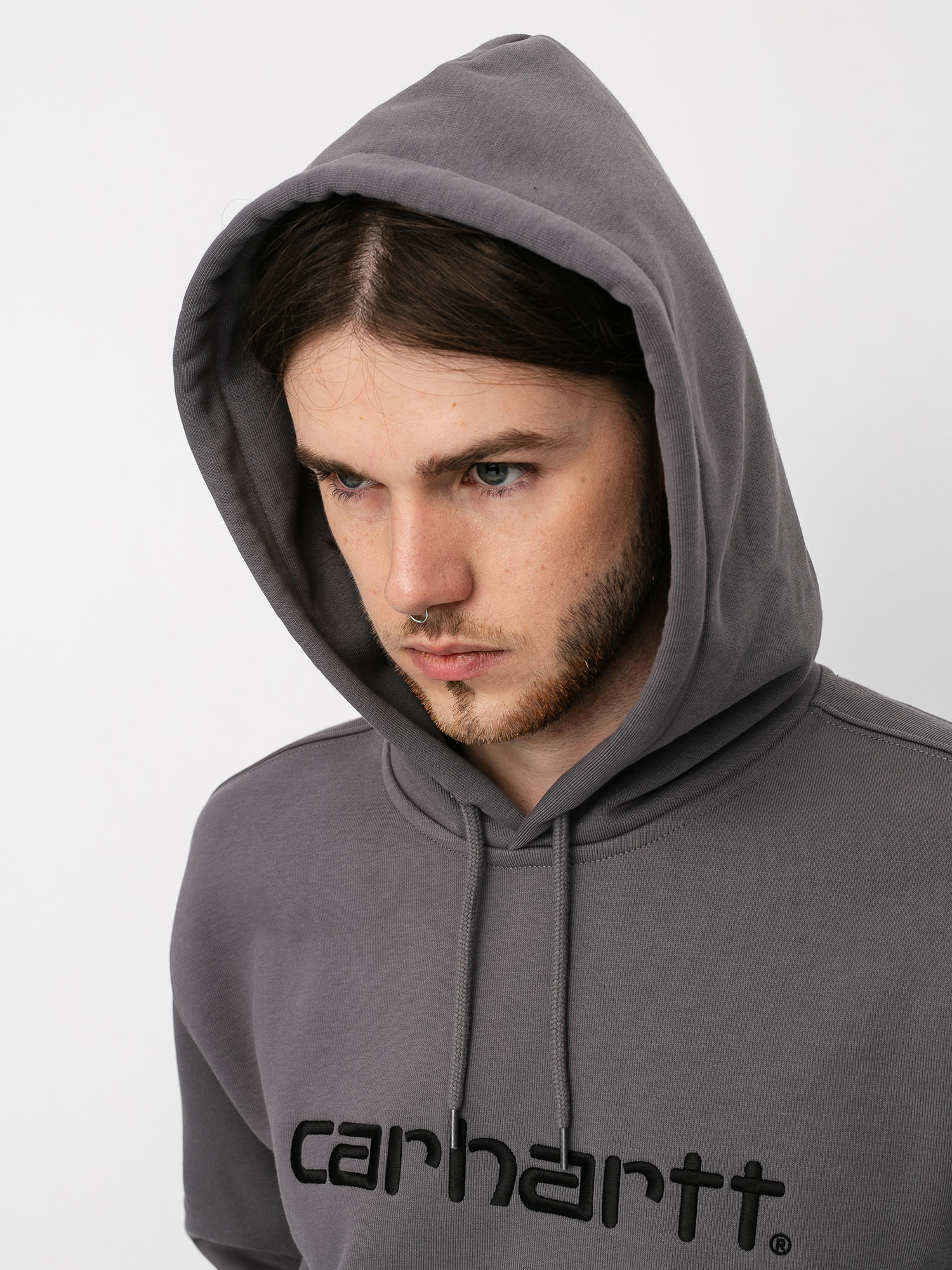 Bluza z kapturem Carhartt WIP Carhartt HD (husky/black)