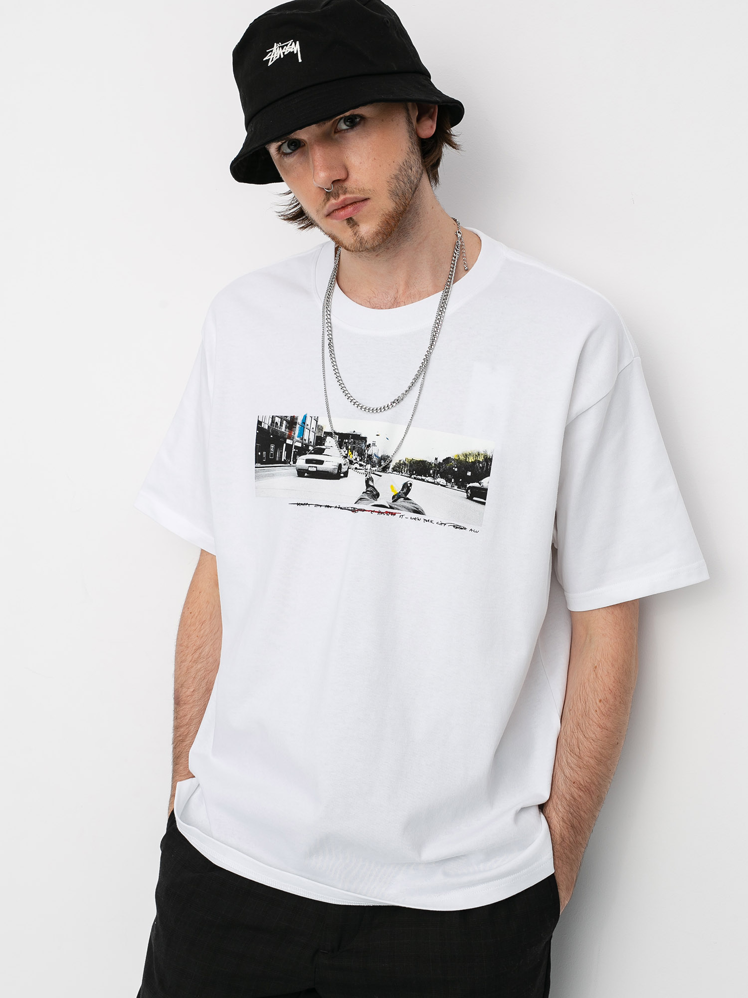 T-shirt Polar Skate Houston St (white)