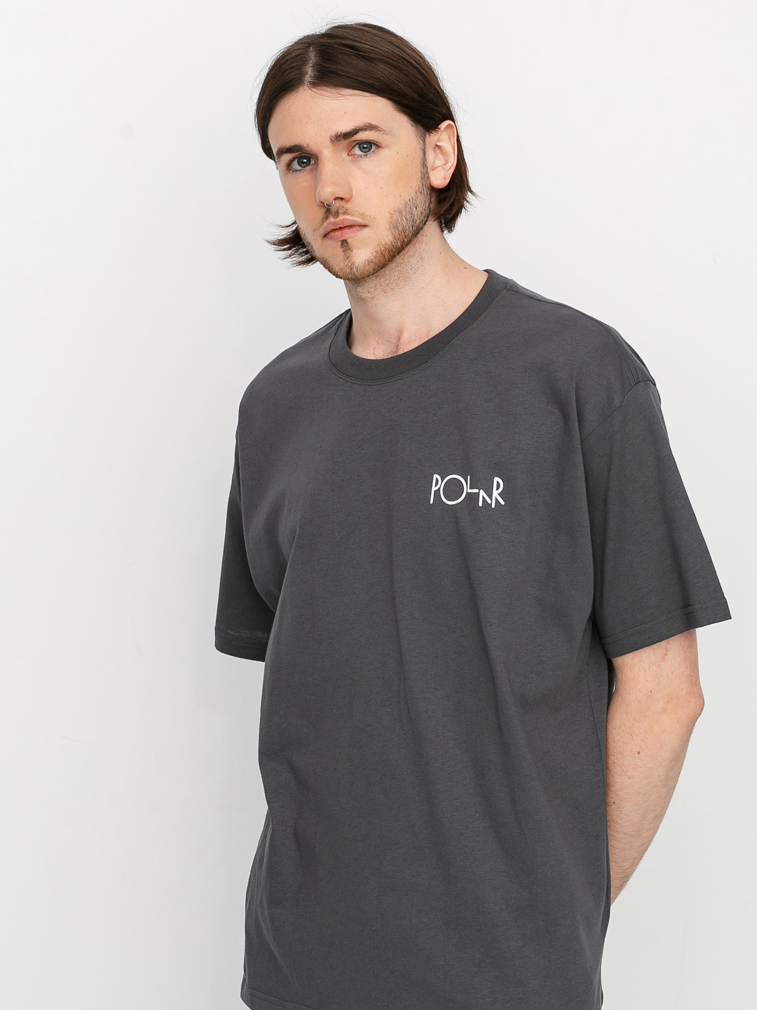 T-shirt Polar Skate Stroke Logo (graphite)