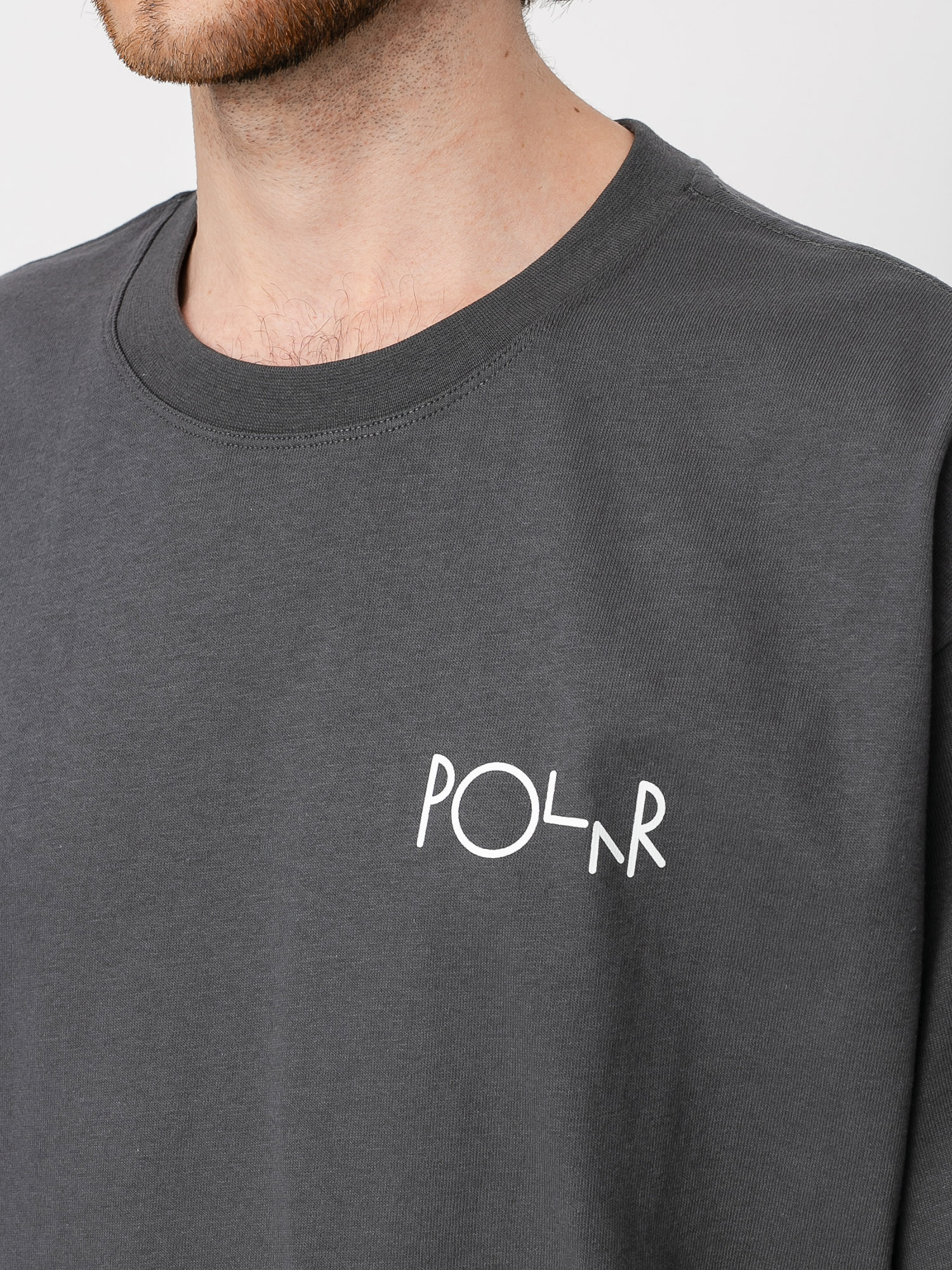 T-shirt Polar Skate Stroke Logo (graphite)