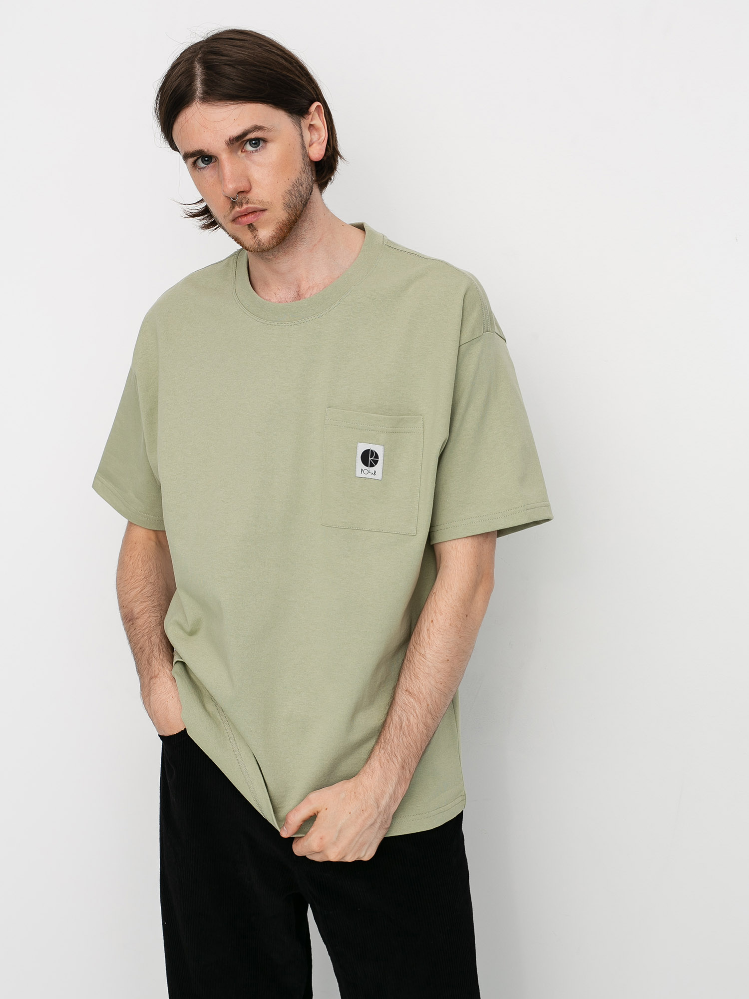 T-shirt Polar Skate Pocket (smoke)