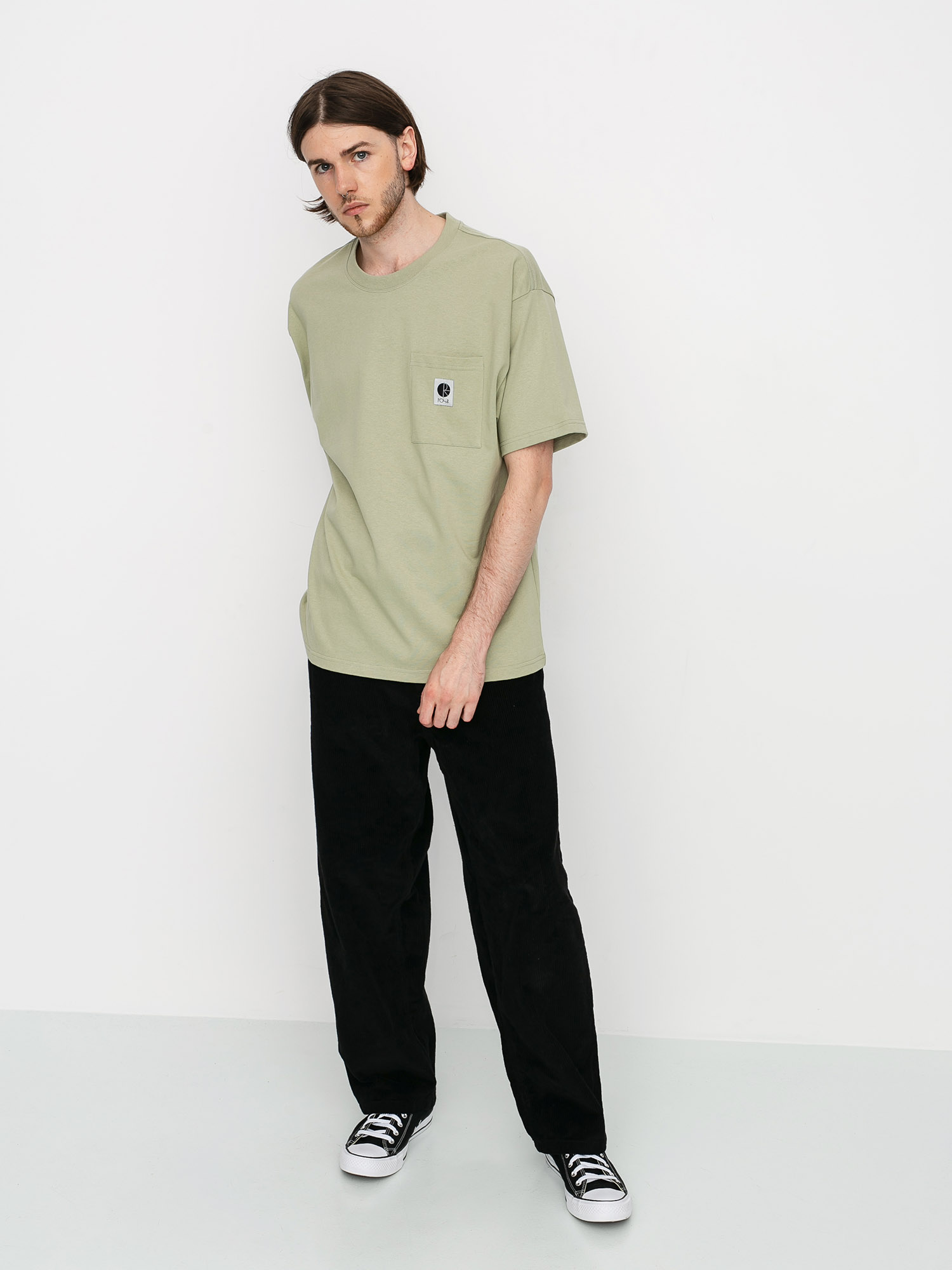 T-shirt Polar Skate Pocket (smoke)