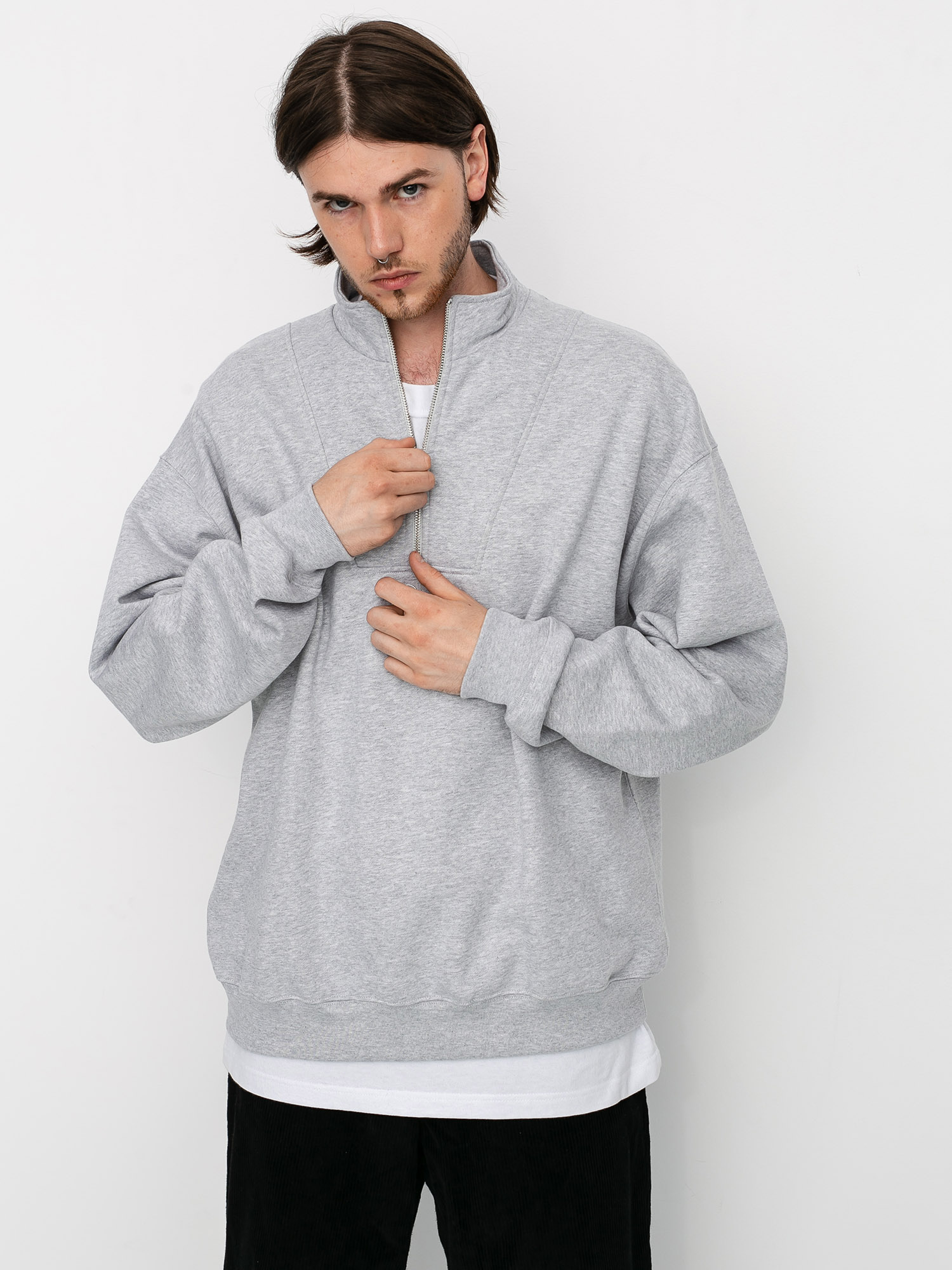 Bluza Polar Skate Zipneck (sport grey)