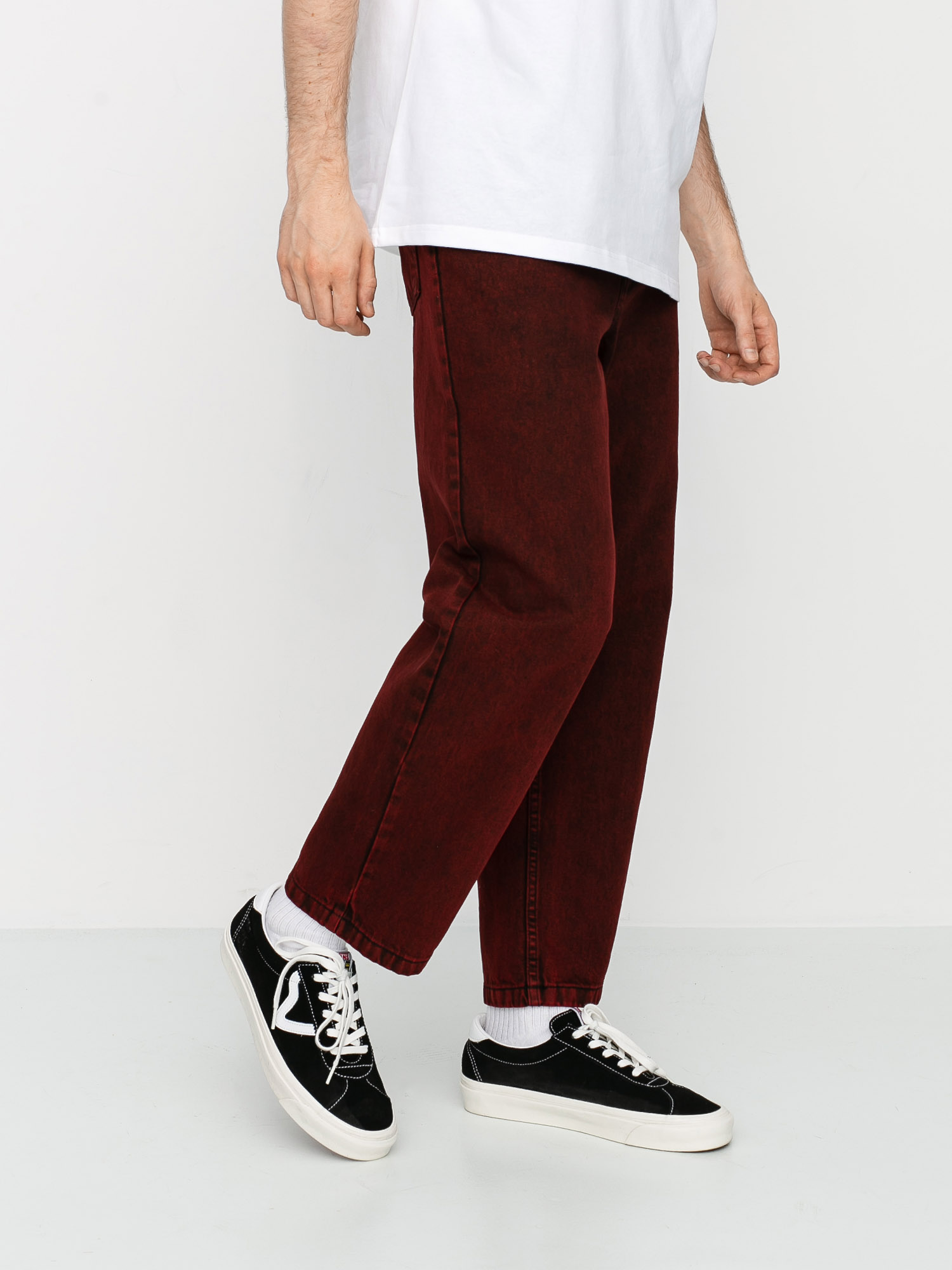 Spodnie Polar Skate 93 Denim (red black)