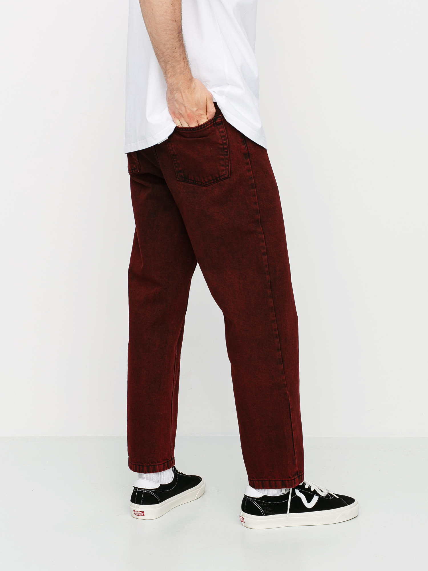 Spodnie Polar Skate 93 Denim (red black)
