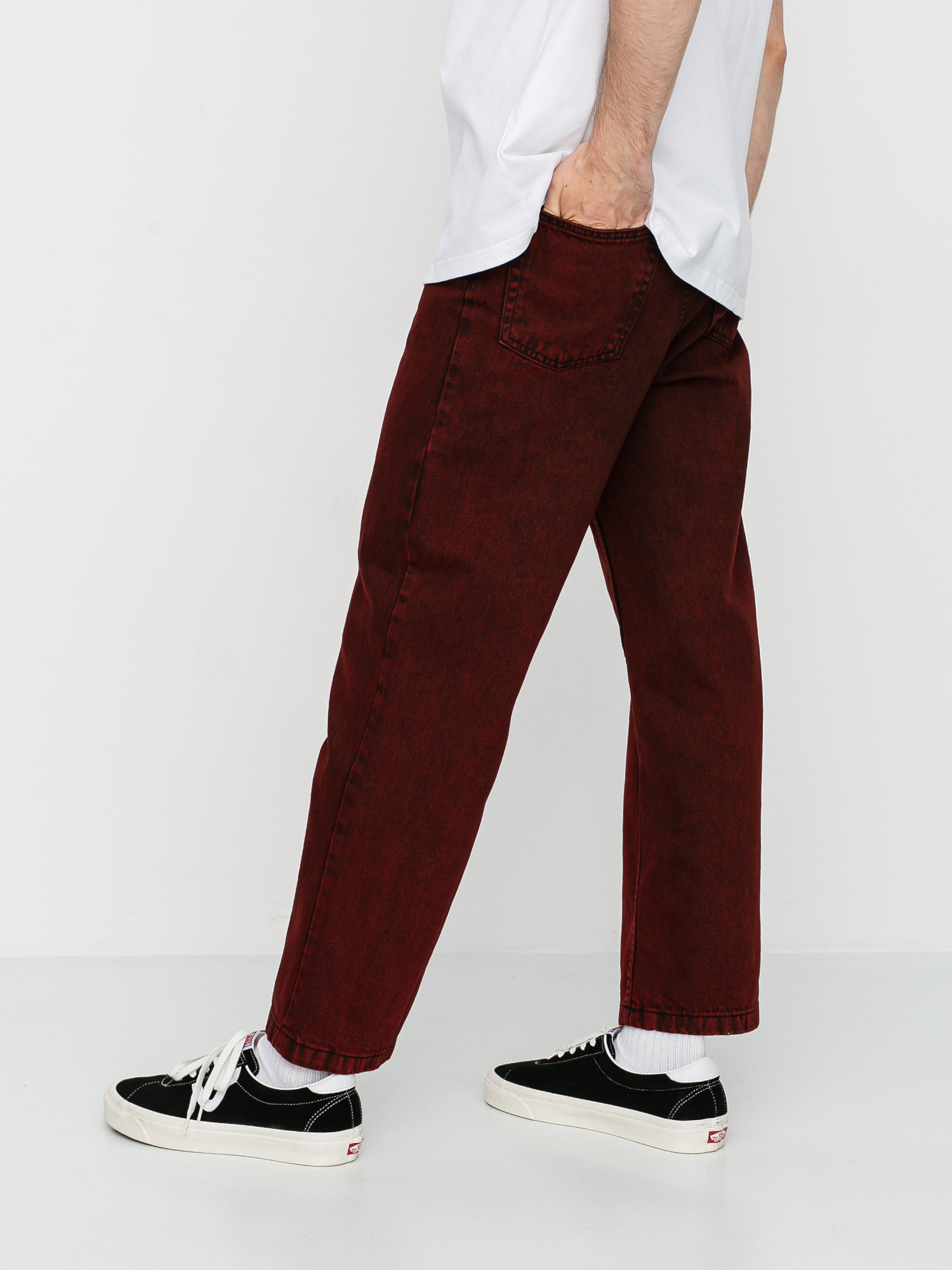 Spodnie Polar Skate 93 Denim (red black)