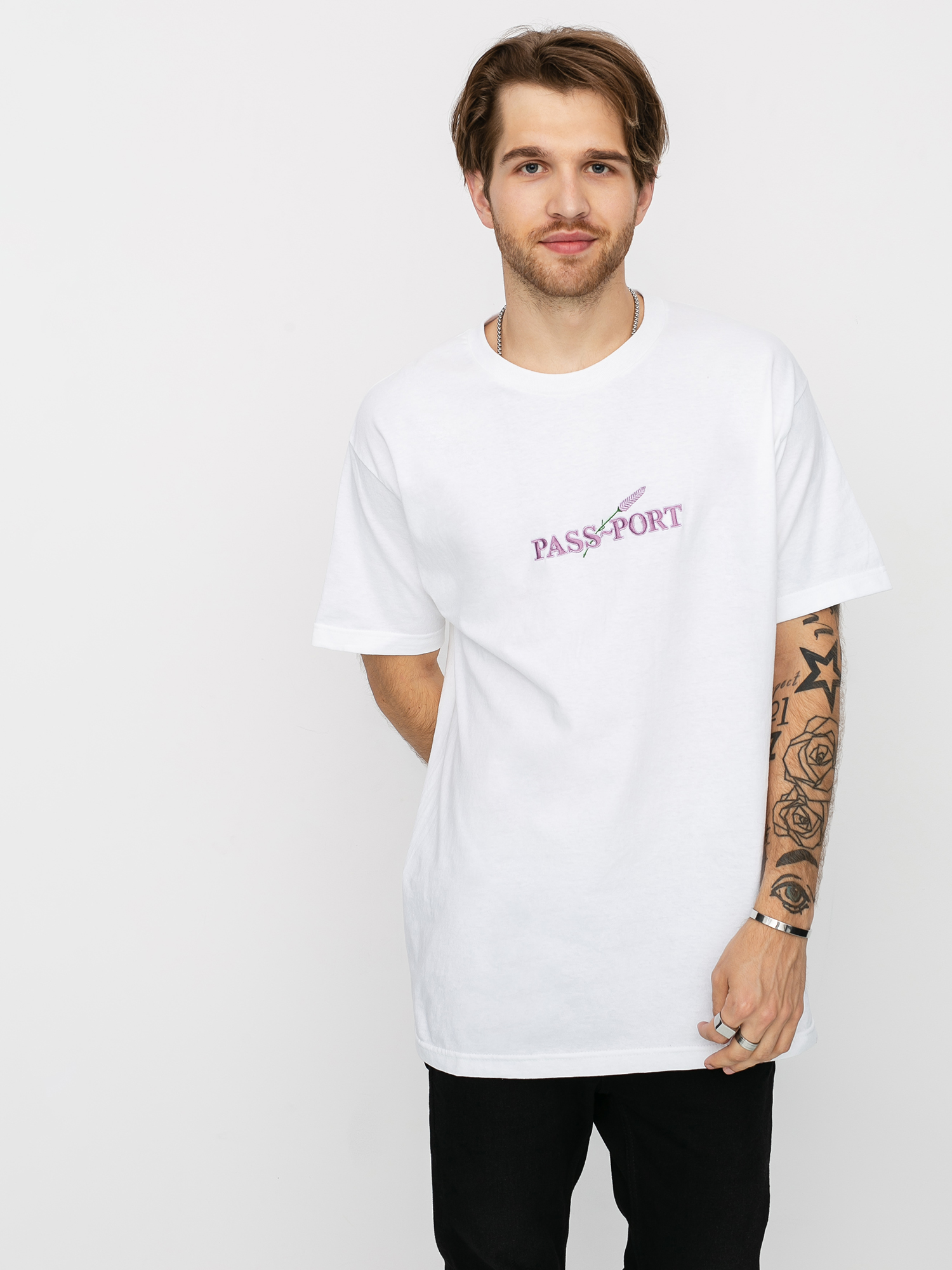 T-shirt Pass Port Lavender (white)