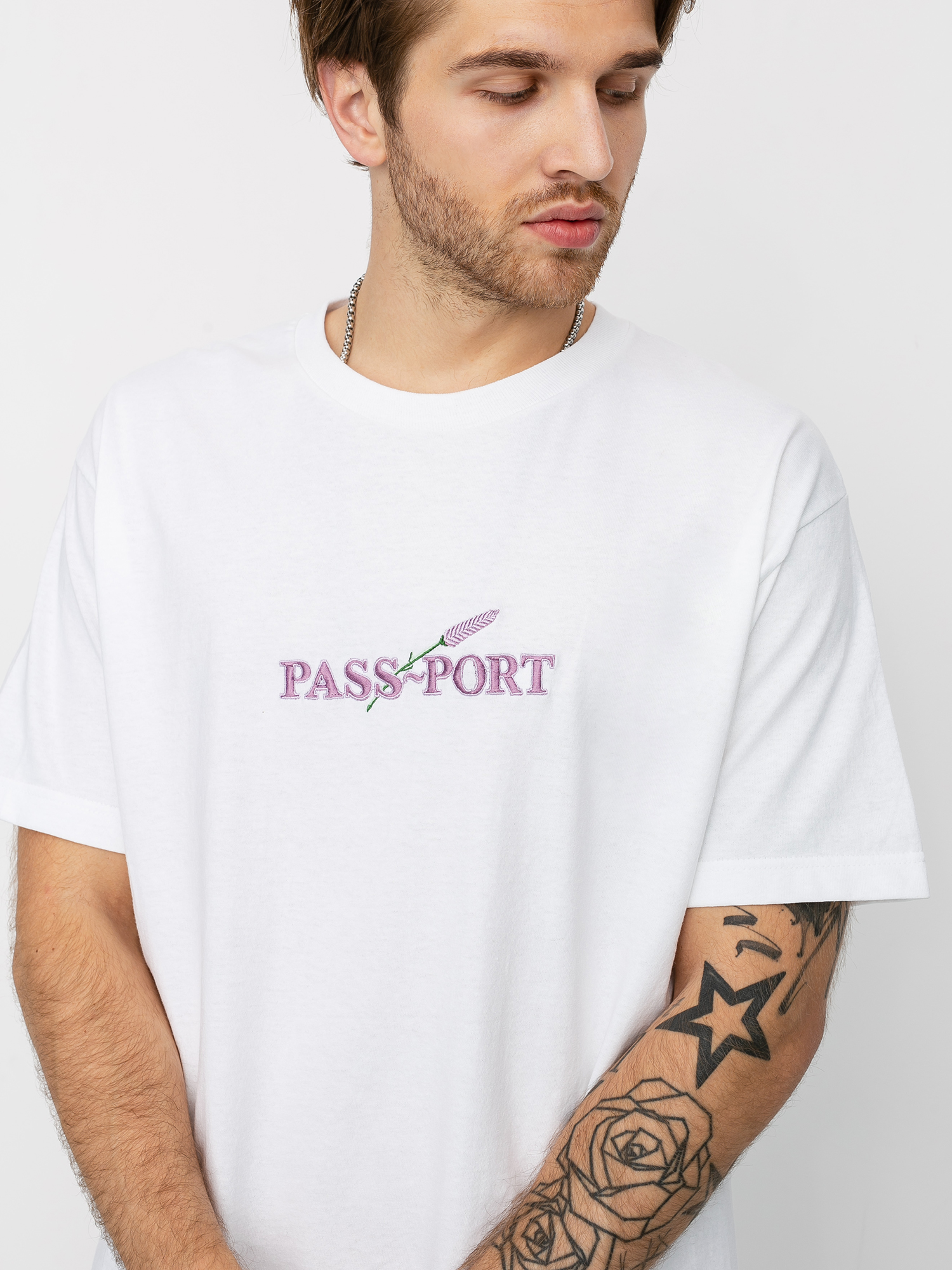 T-shirt Pass Port Lavender (white)