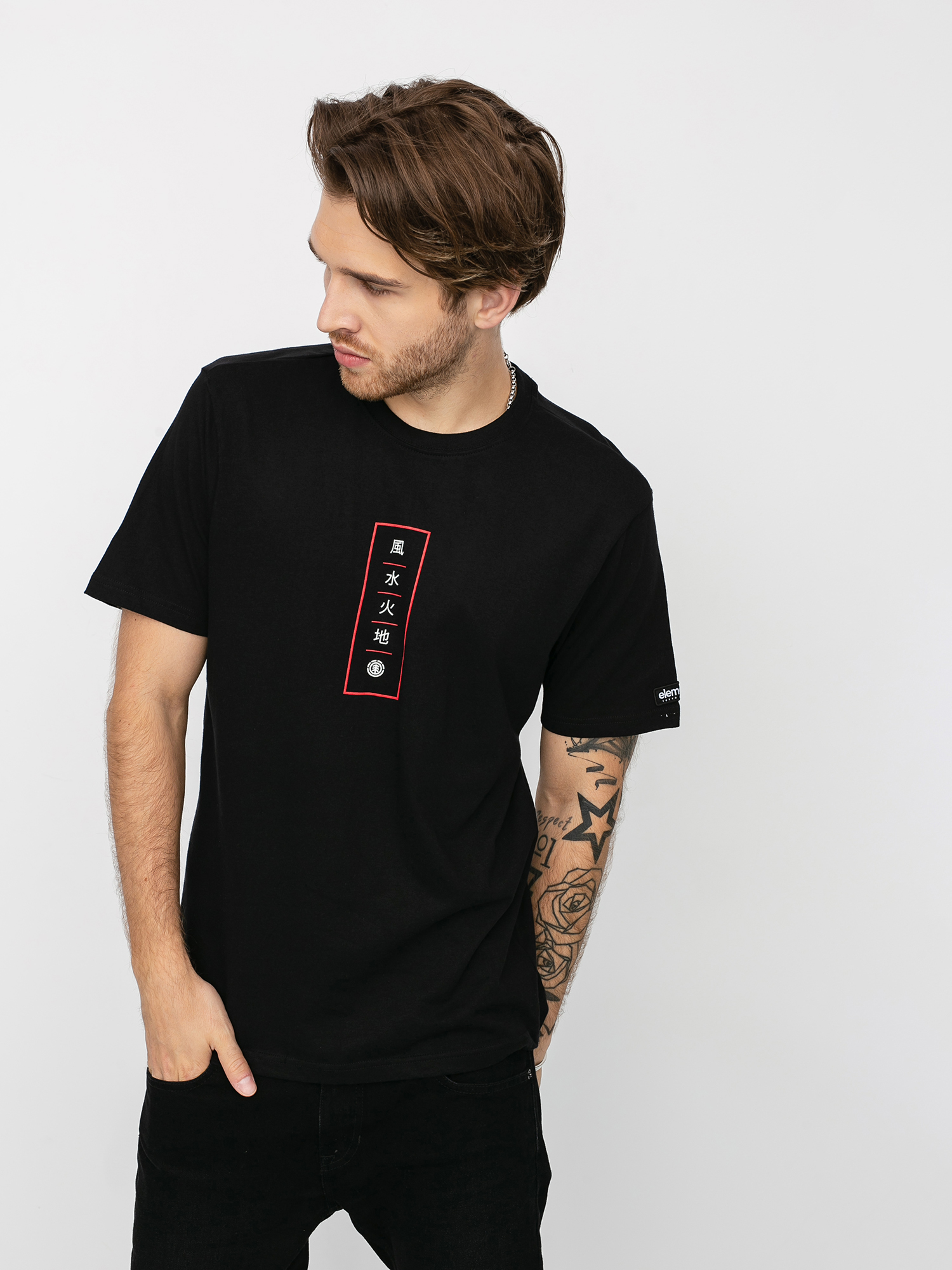 T-shirt Element Arata (flint black)