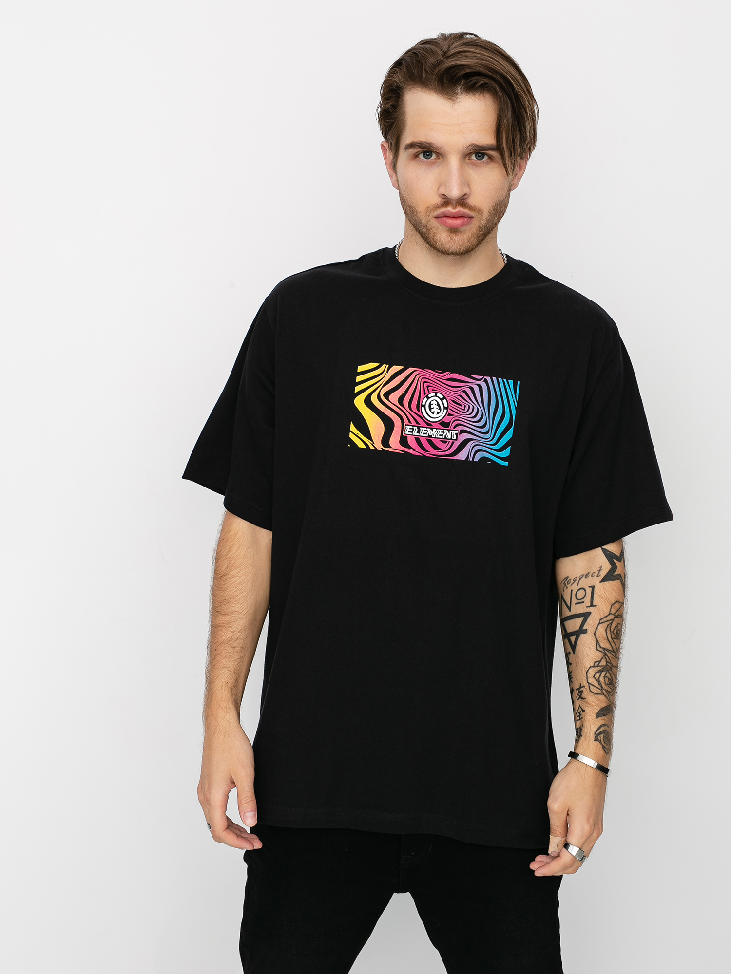 T-shirt Element Vogel (flint black)