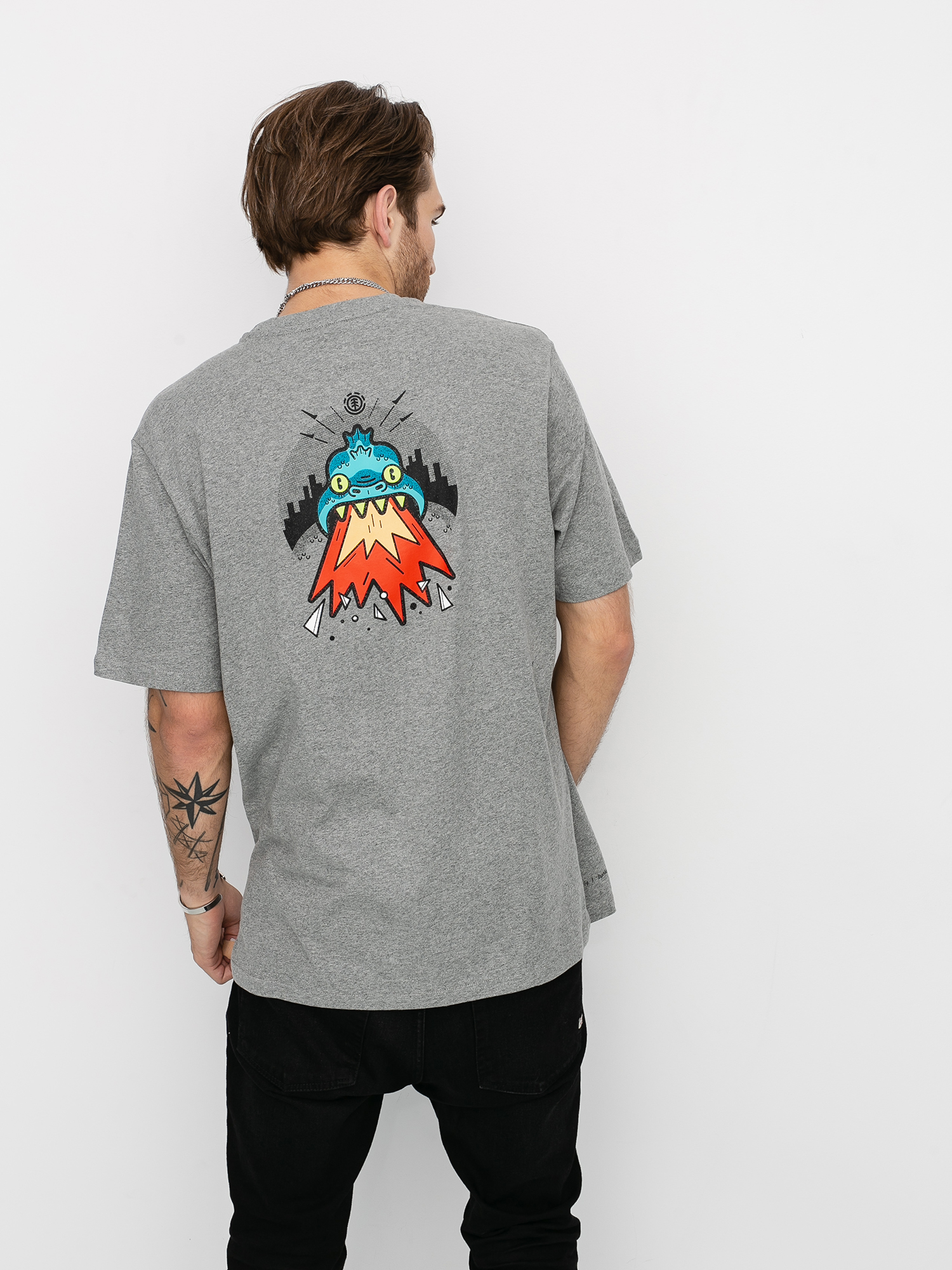 T-shirt Element Rickat (grey heather)