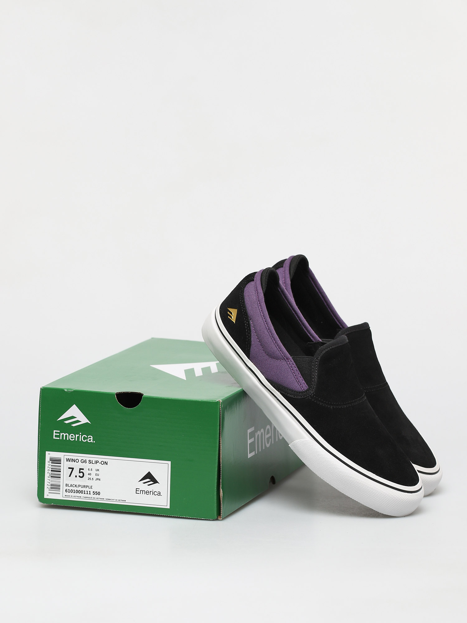 Buty Emerica Wino G6 Slip On (black/purple)