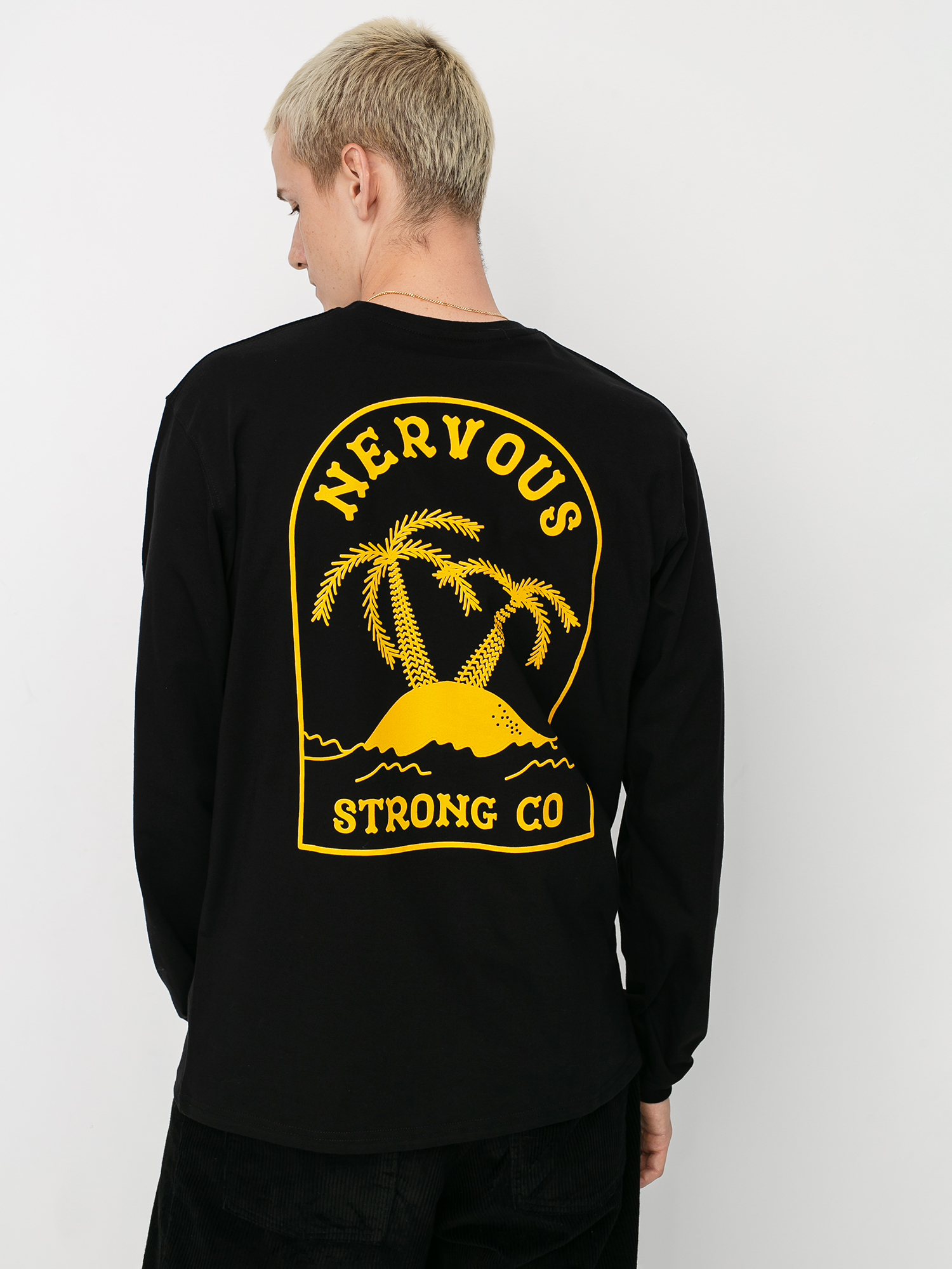Longsleeve Nervous Island (black)