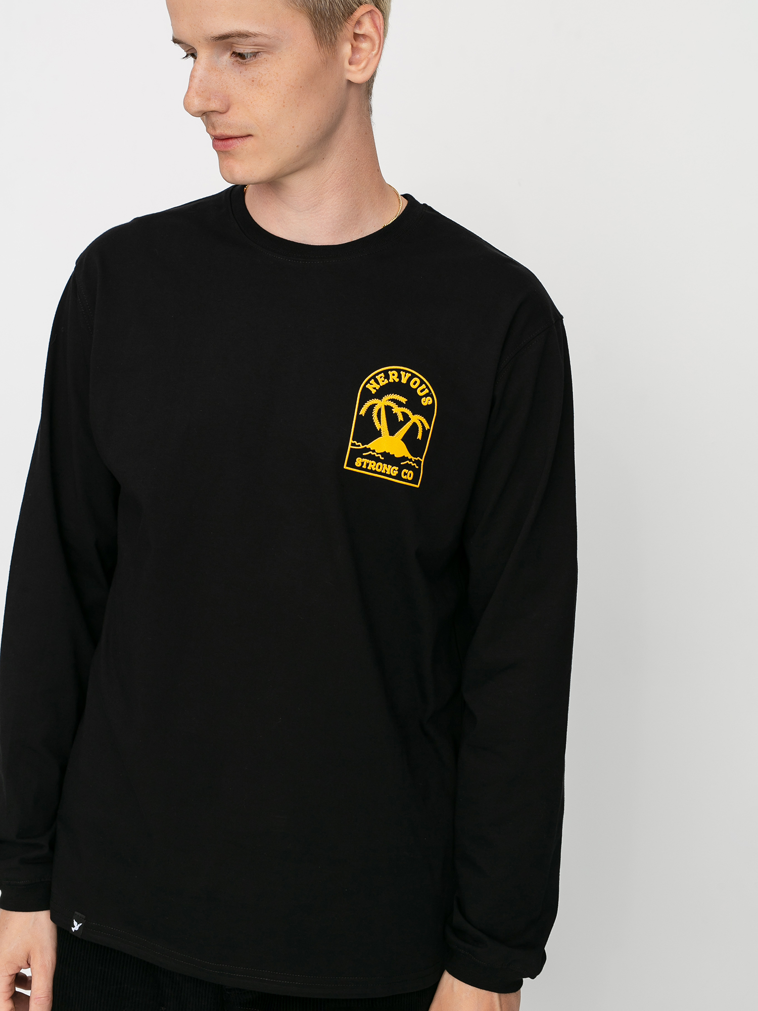 Longsleeve Nervous Island (black)