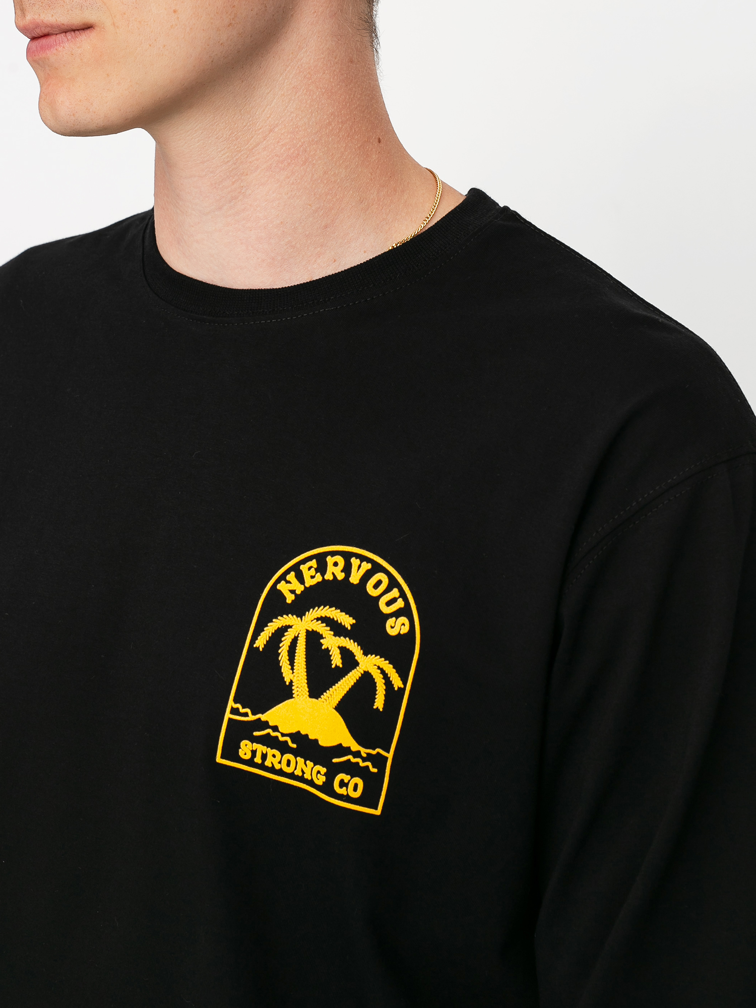 Longsleeve Nervous Island (black)