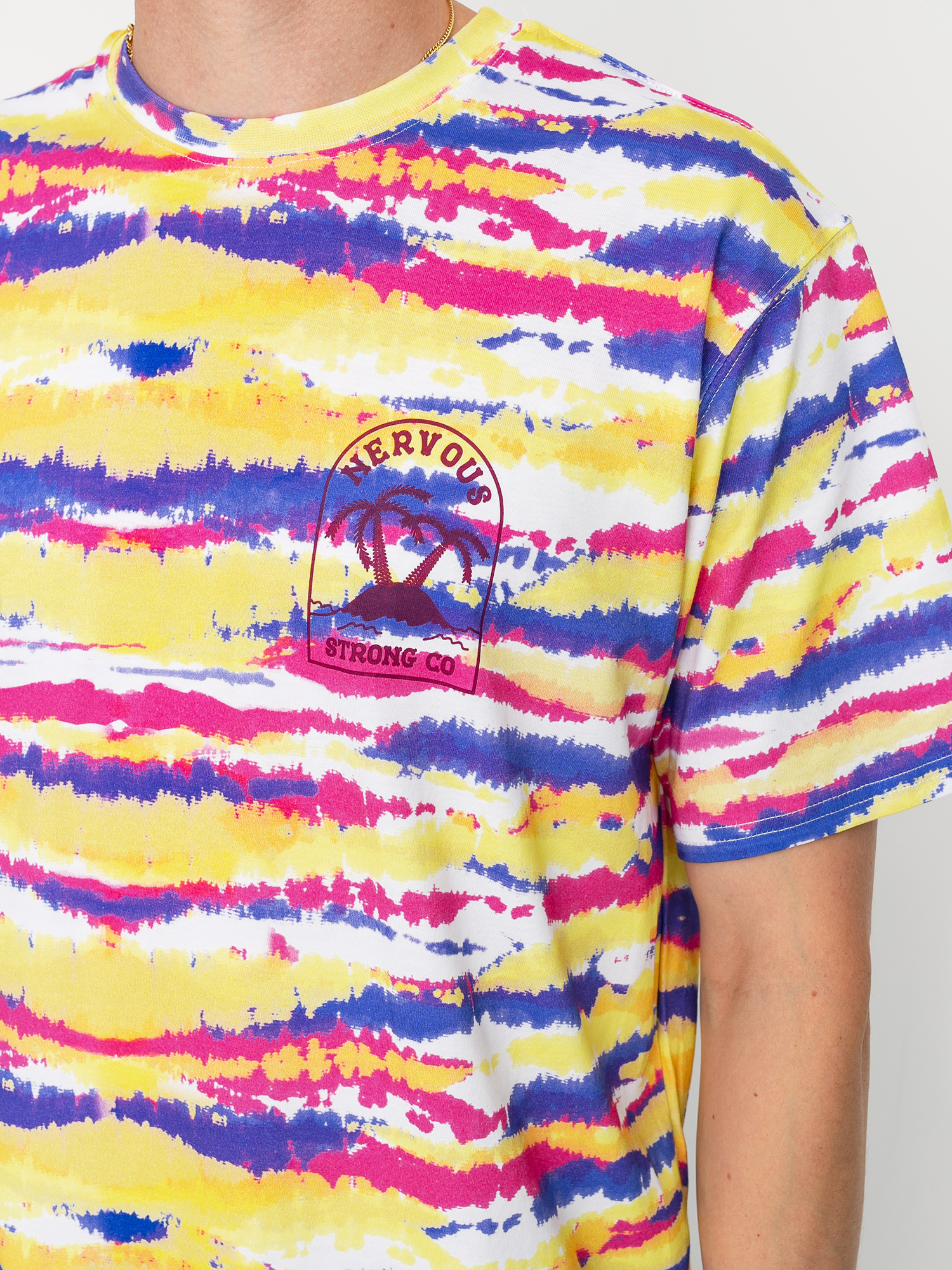 T-shirt Nervous Island (tie dye)