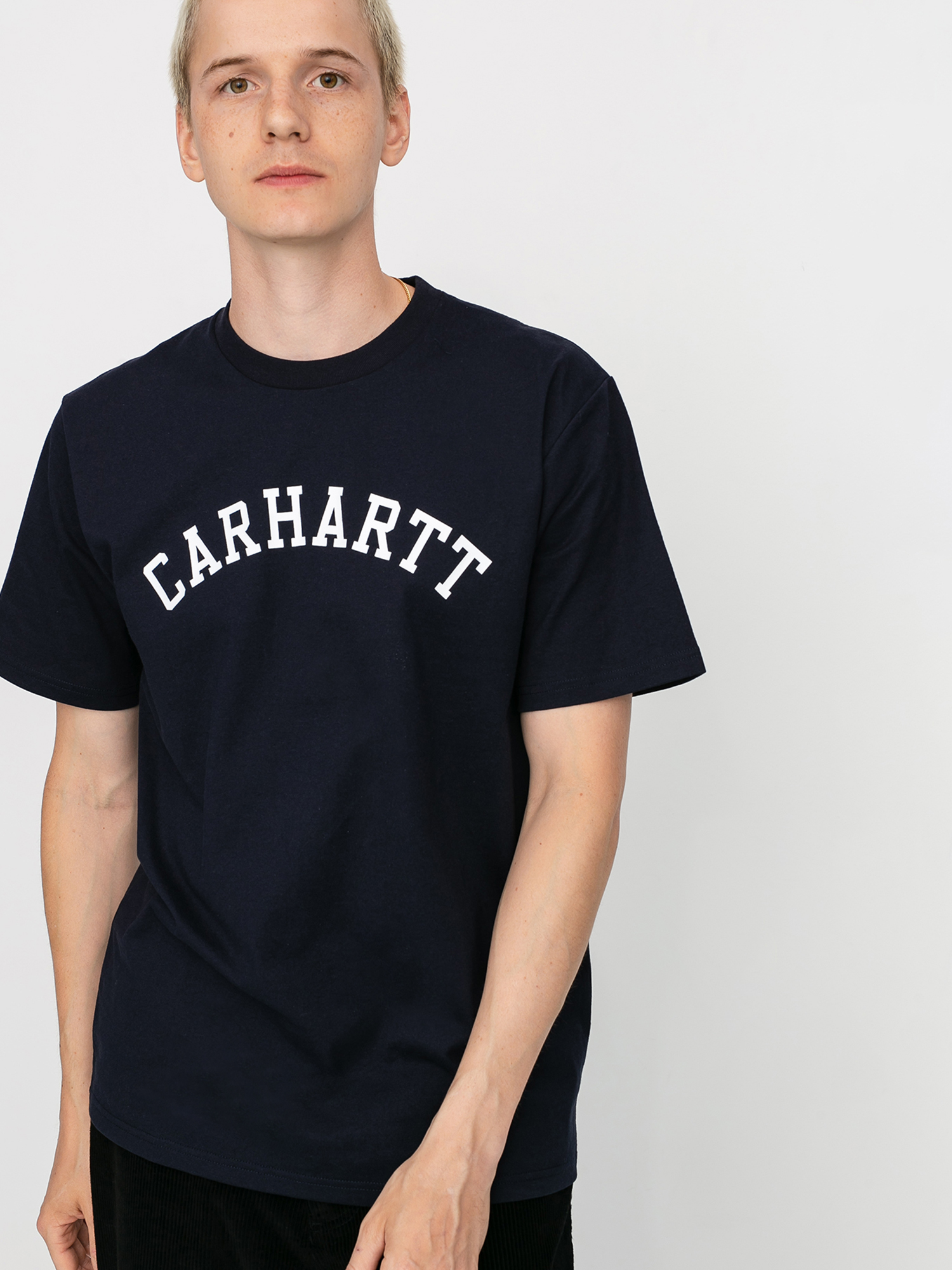 T-shirt Carhartt WIP University (dark navy/white)