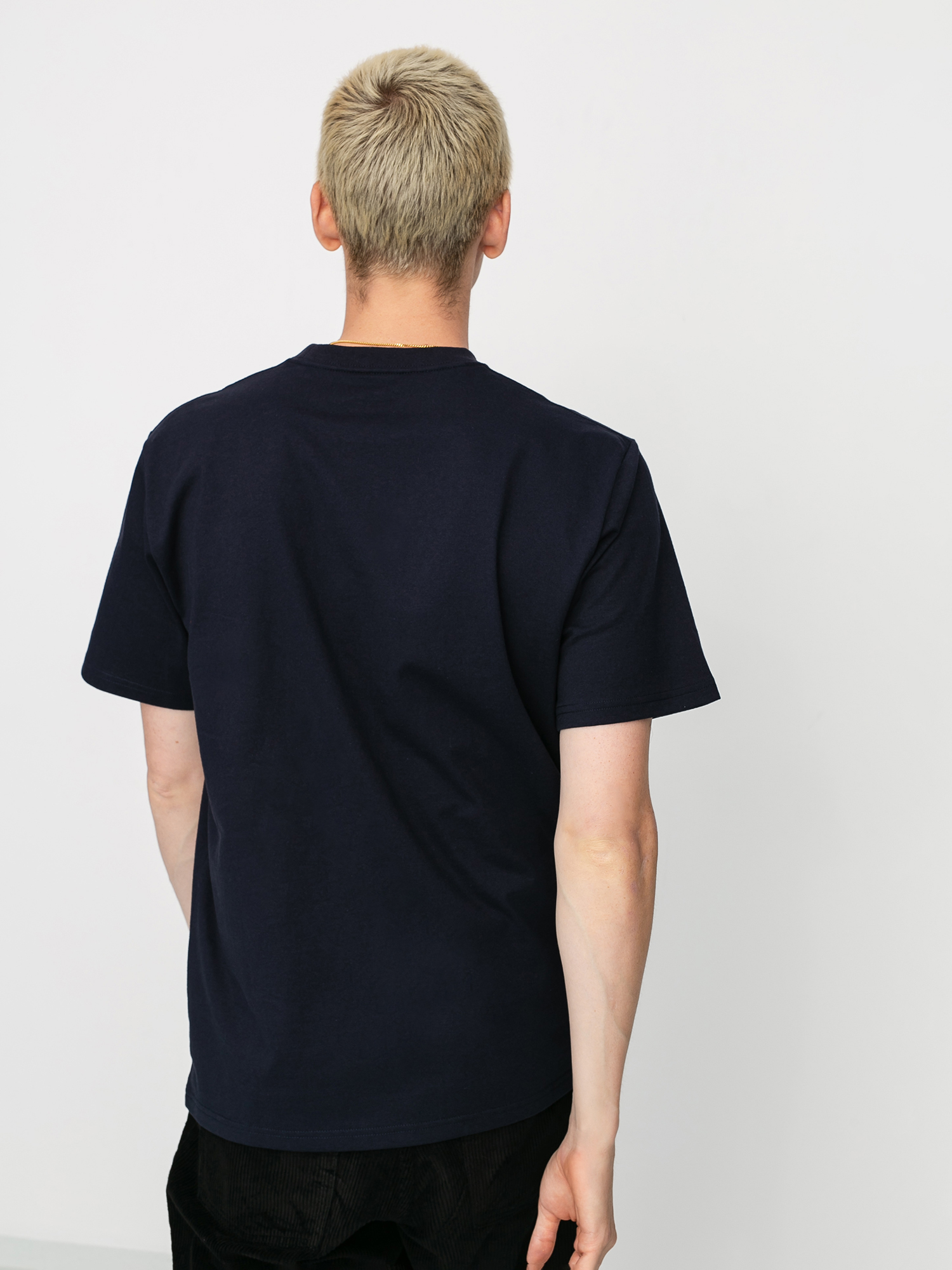 T-shirt Carhartt WIP University (dark navy/white)