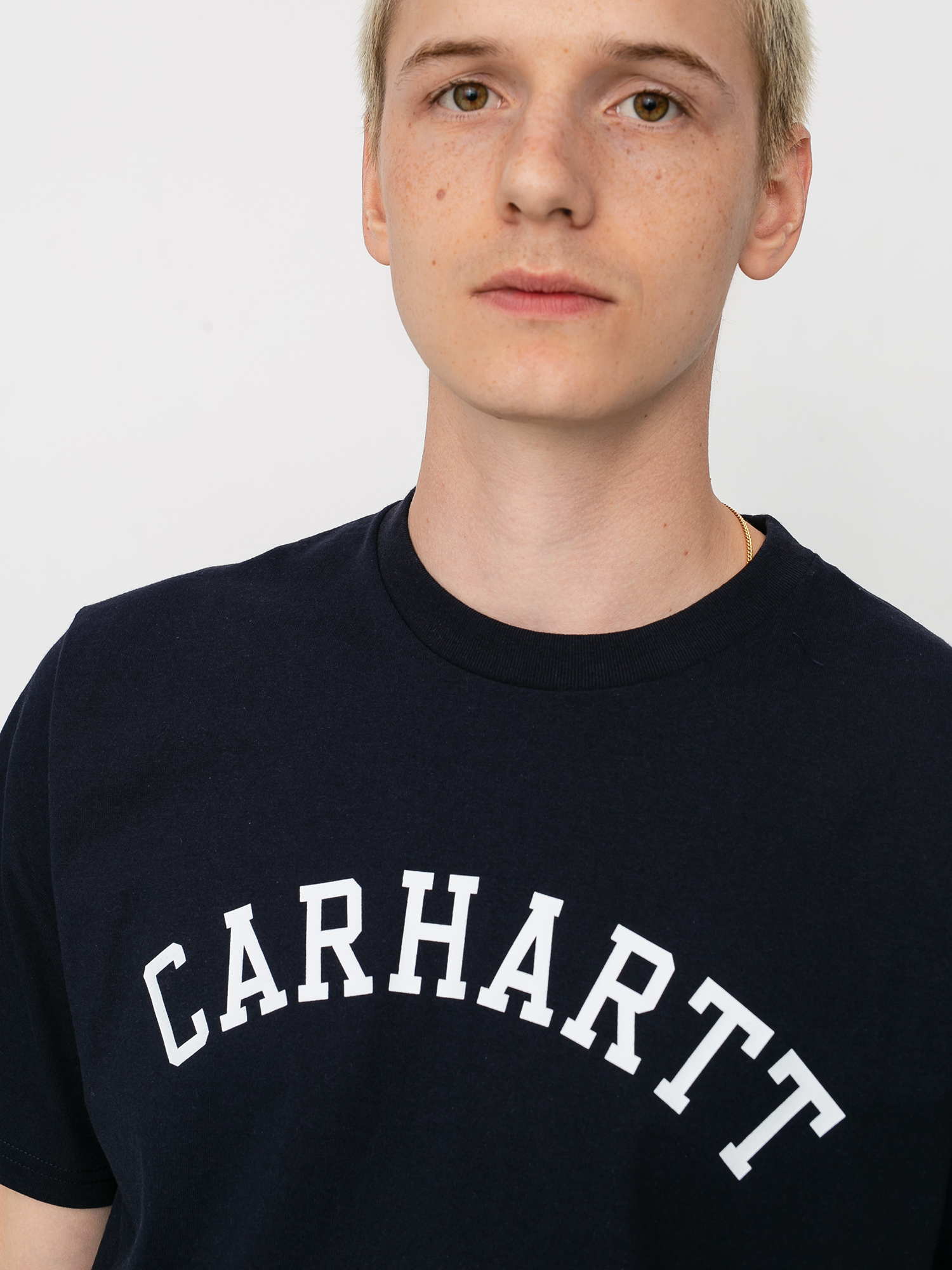 T-shirt Carhartt WIP University (dark navy/white)