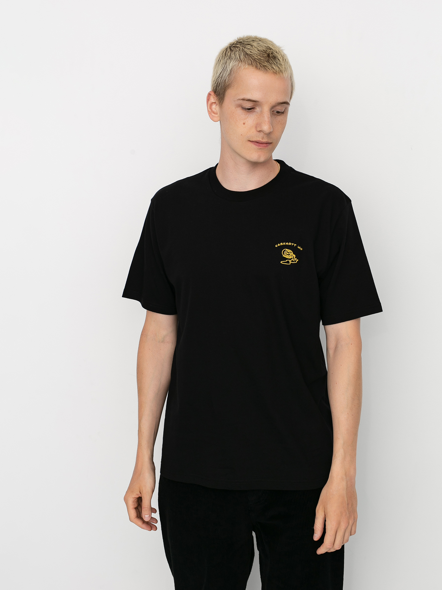 T-shirt Carhartt WIP Reverse Midas (black/colza)
