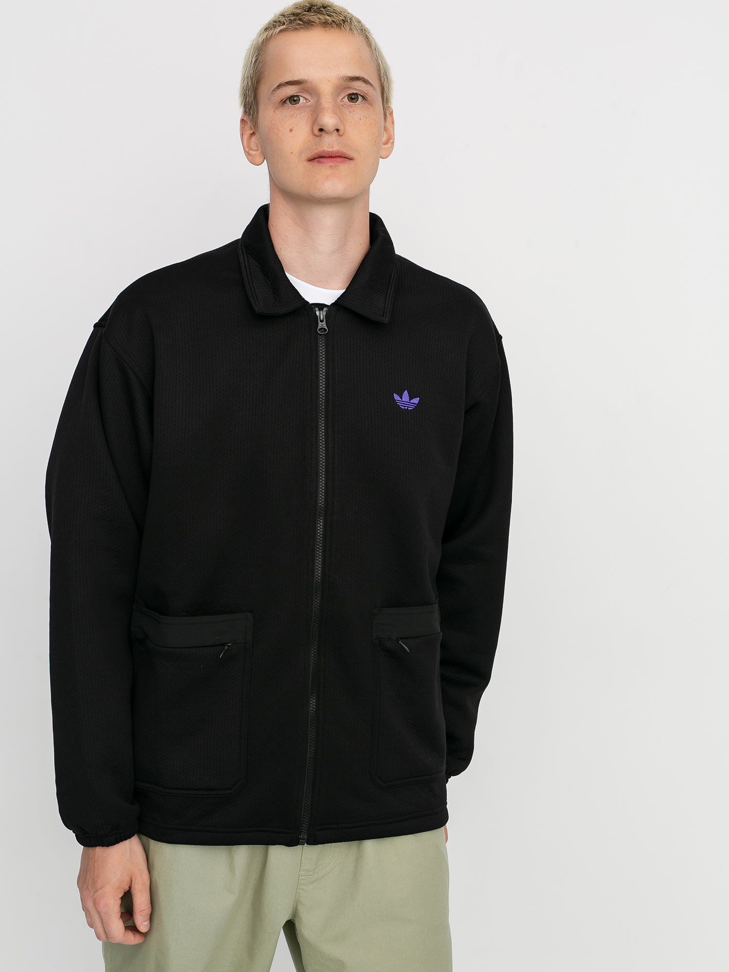 Kurtka adidas Utility Coaches (black/purple/gloamb)