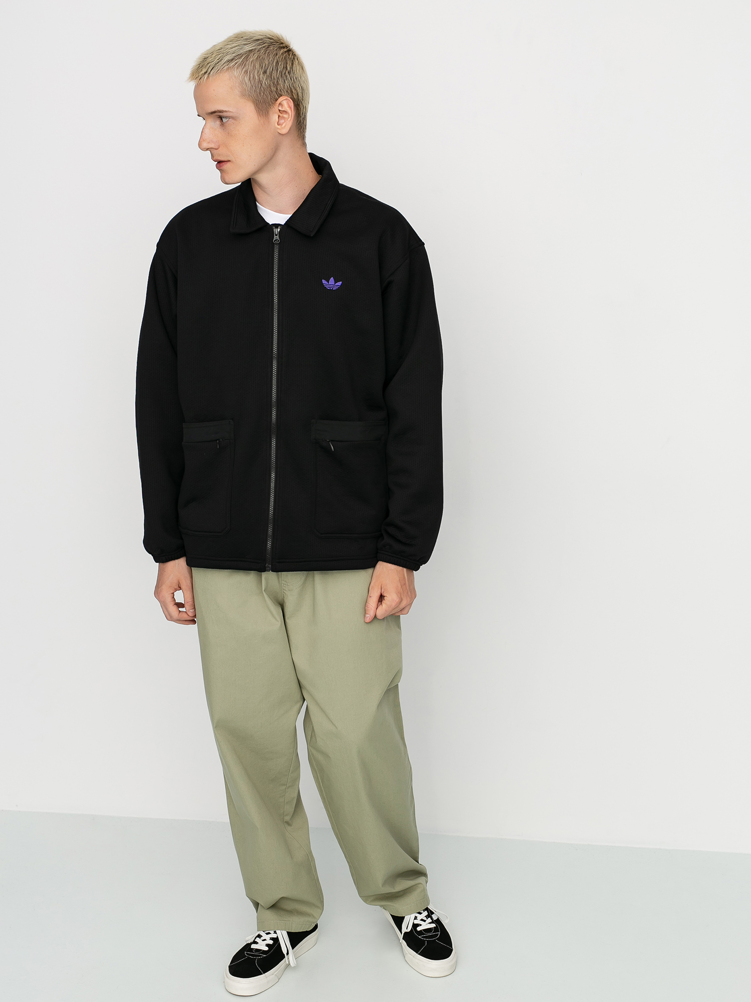 Kurtka adidas Utility Coaches (black/purple/gloamb)