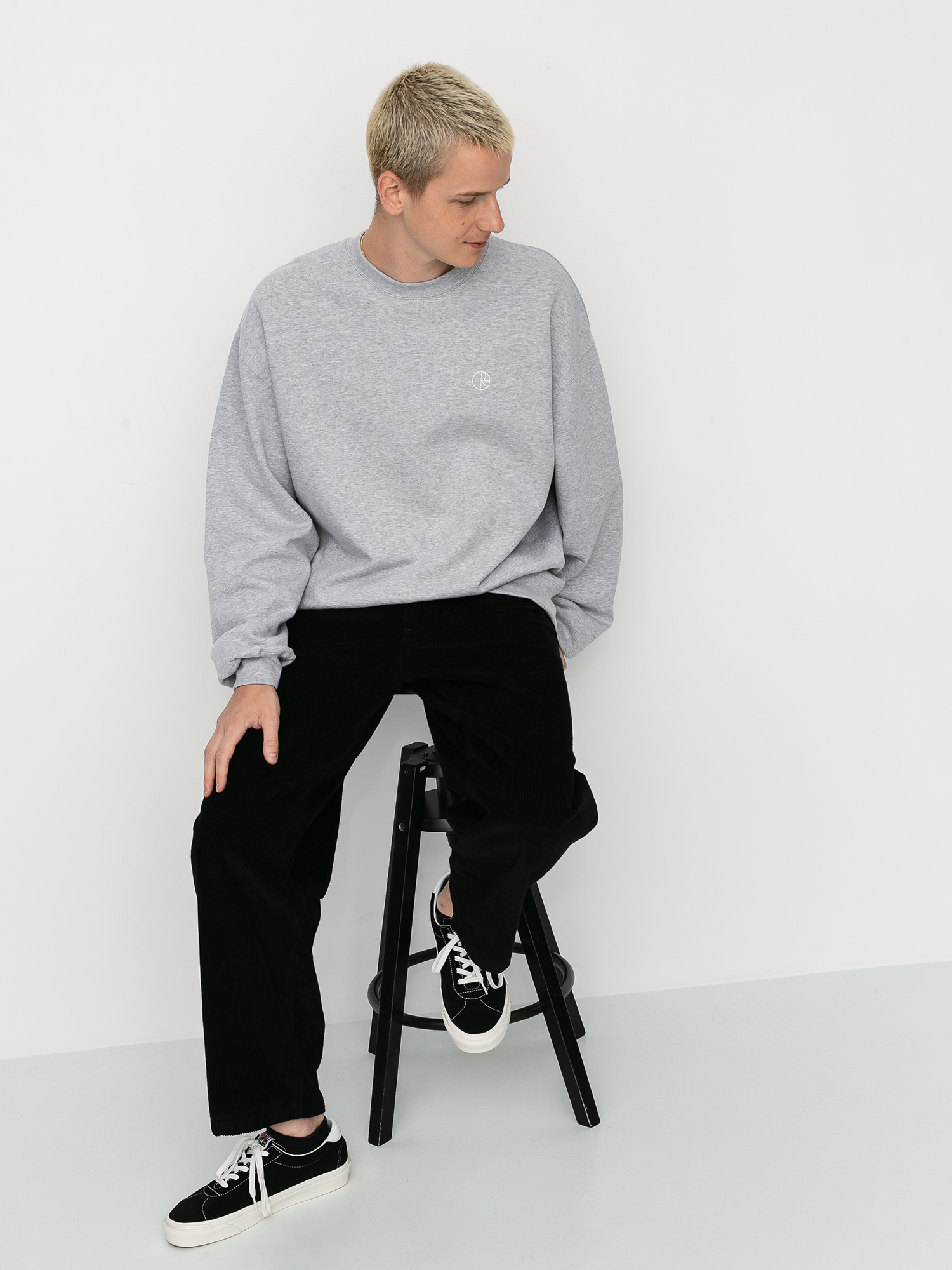 Bluza Polar Skate Team Crewneck (sport grey)