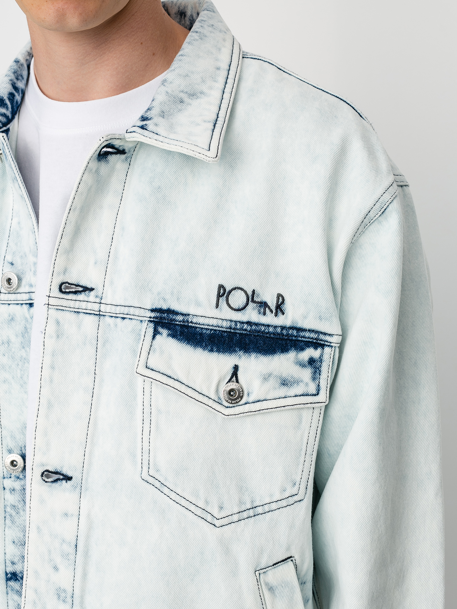 Kurtka Polar Skate Jean (bleach)