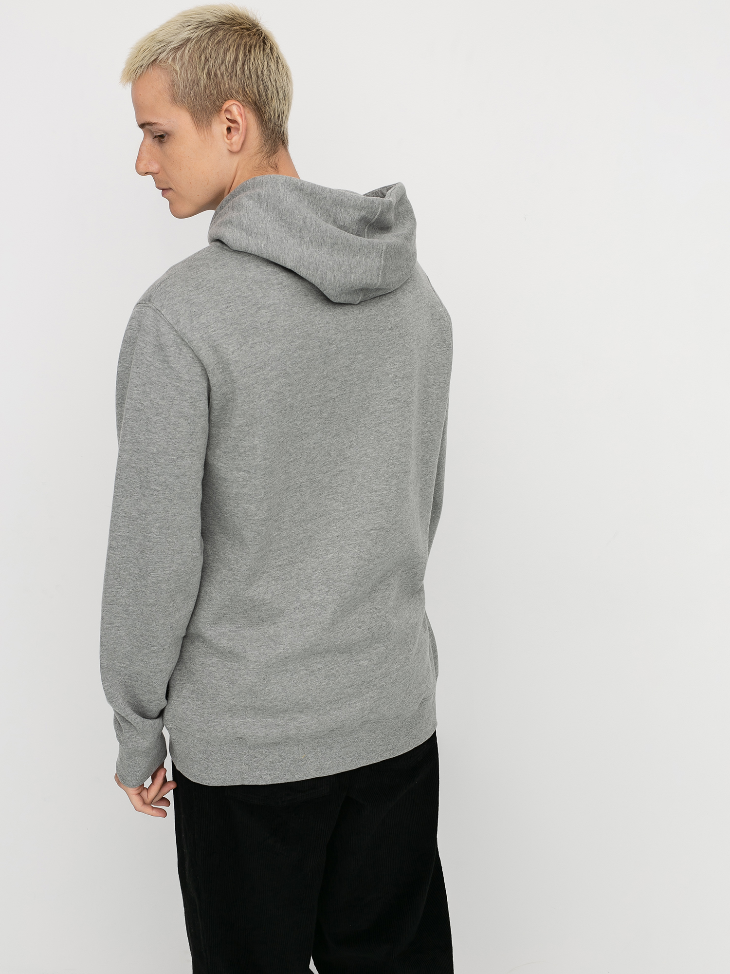 Bluza z kapturem HUF Essentials OG Logo HD (grey heather)