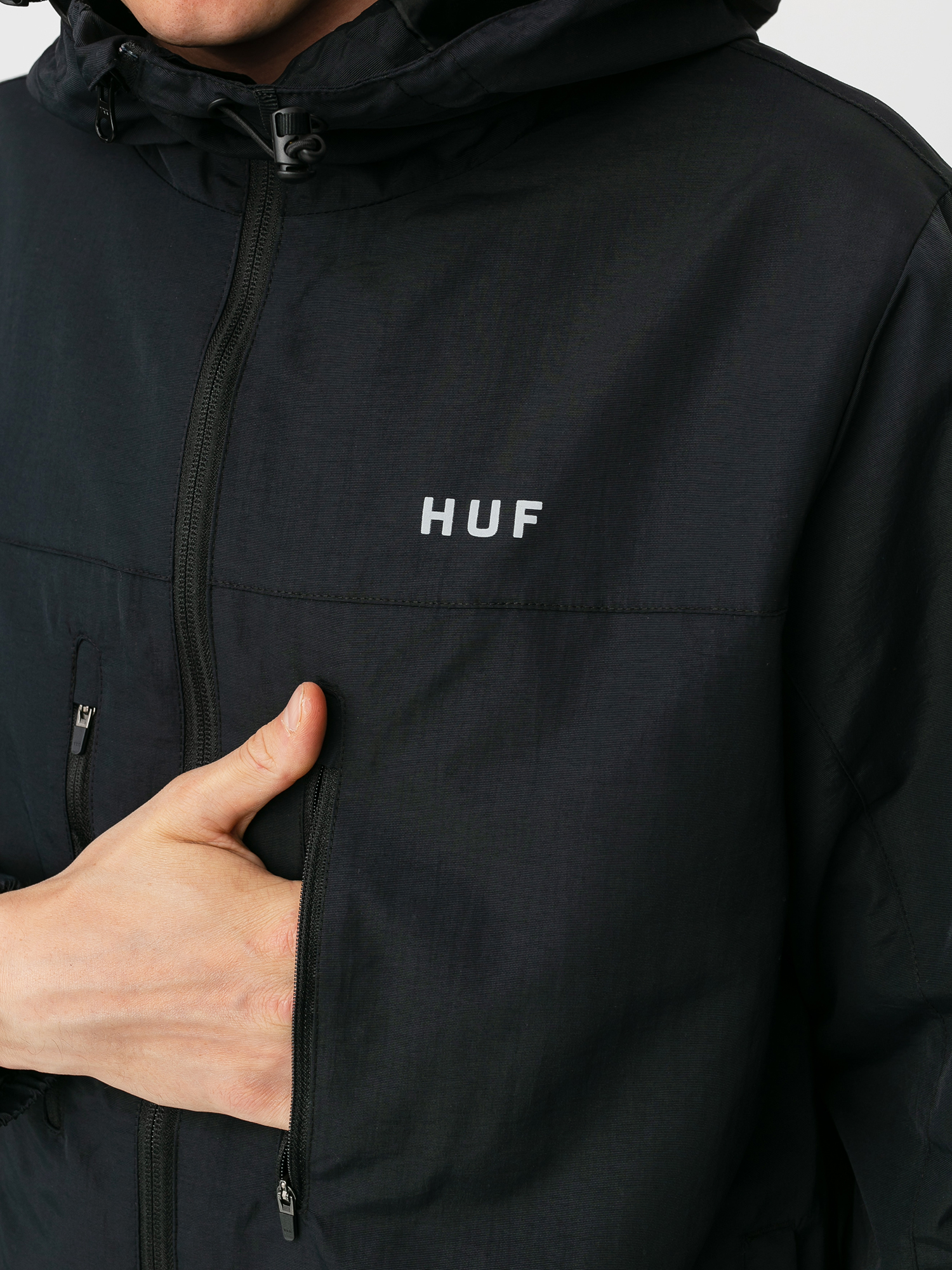 Kurtka HUF Standard Shell 3 (black/black)