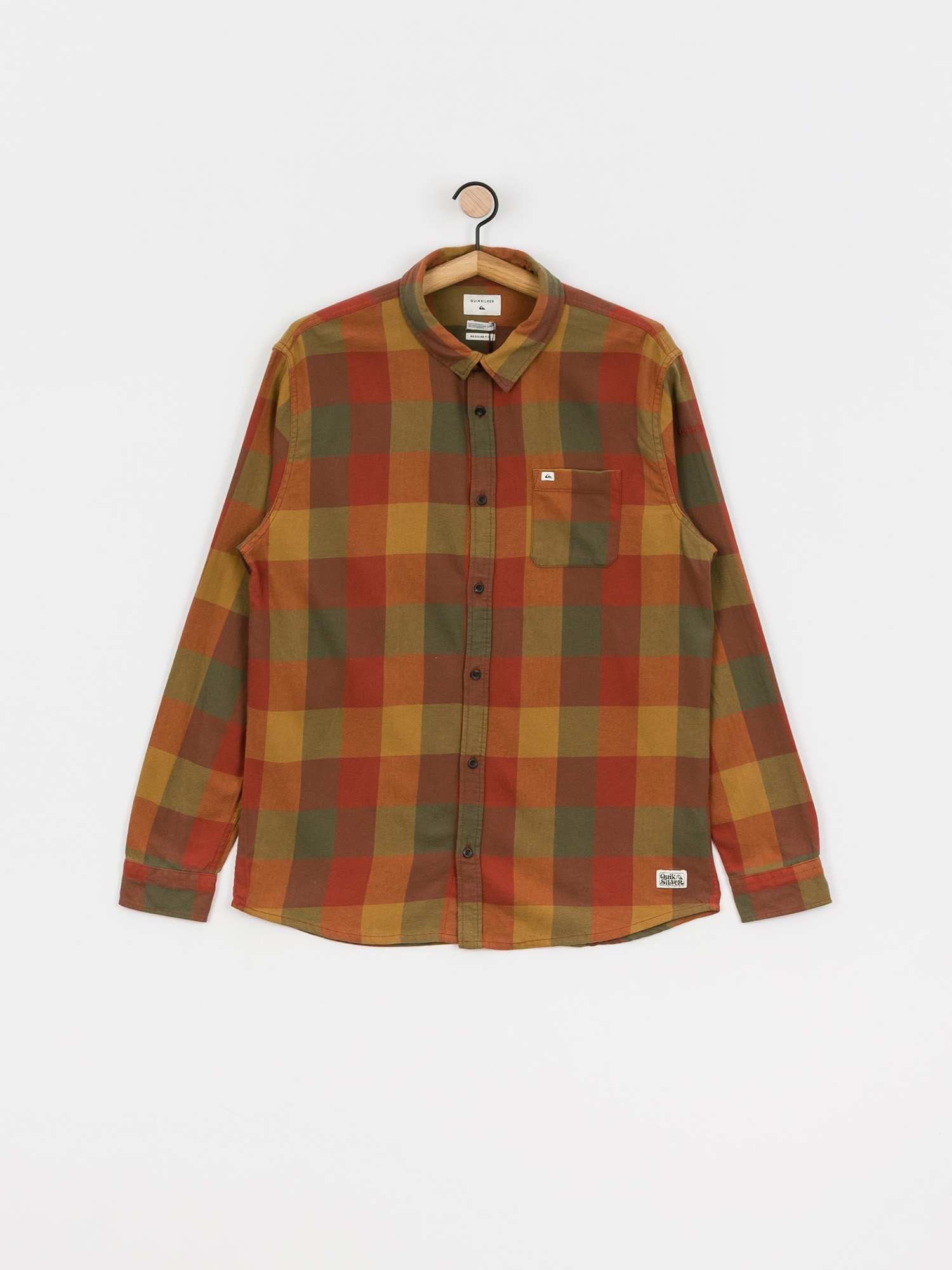 Koszula Quiksilver Motherfly Flannel (henna motherfly)
