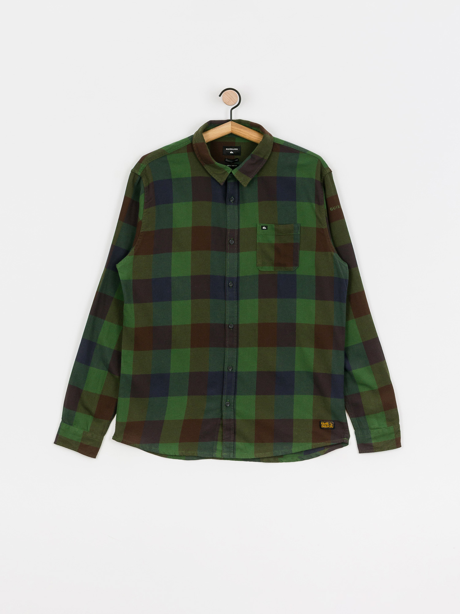 Koszula Quiksilver Motherfly Flannel (greener pasture motherfly)