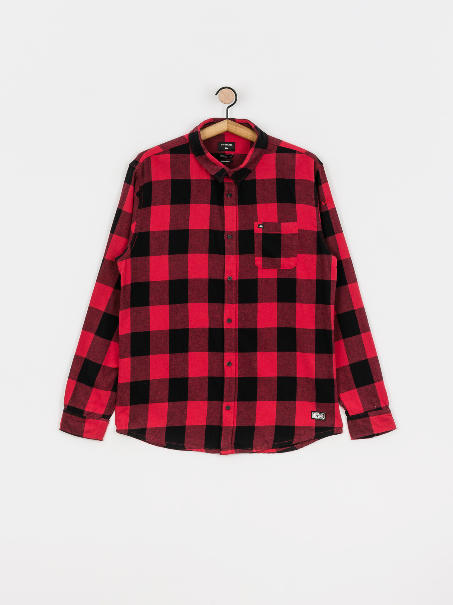 Koszula Quiksilver Motherfly Flannel (americas red motherfly)