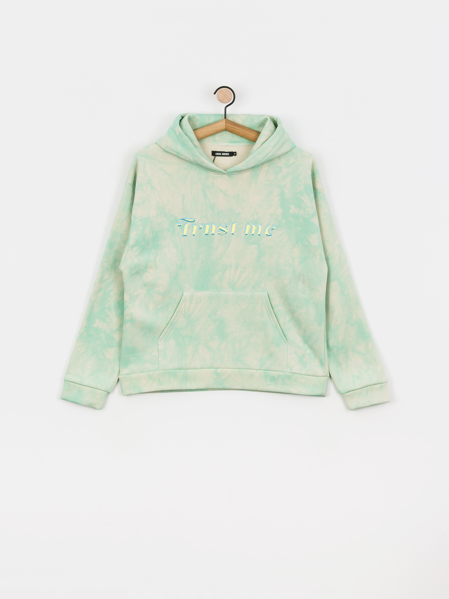 Bluza z kapturem Local Heroes Trust Me HD Wmn (green)