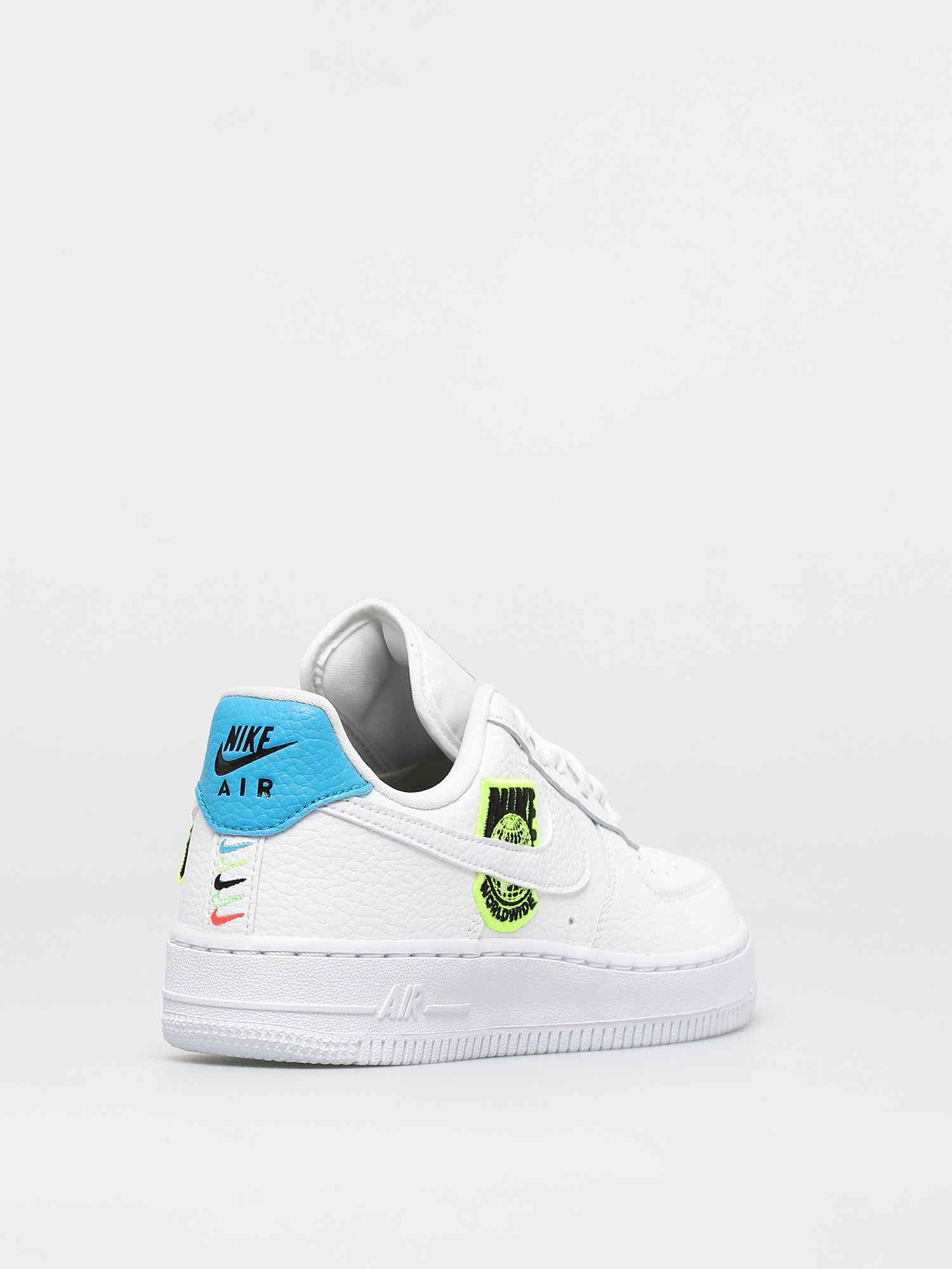 Buty Nike Air Force 1 07 Se Wmn (white/white volt laser blue)
