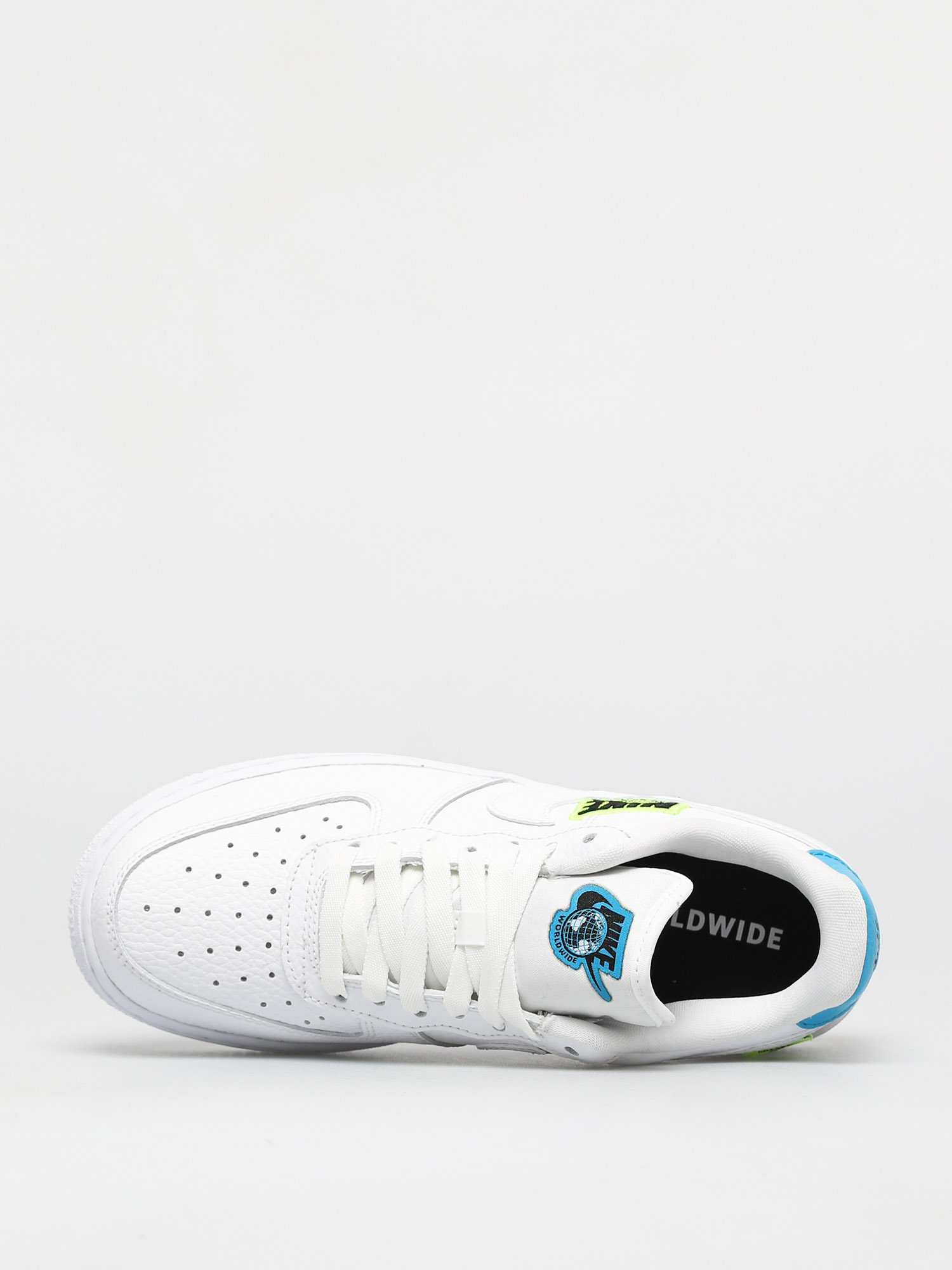 Buty Nike Air Force 1 07 Se Wmn (white/white volt laser blue)
