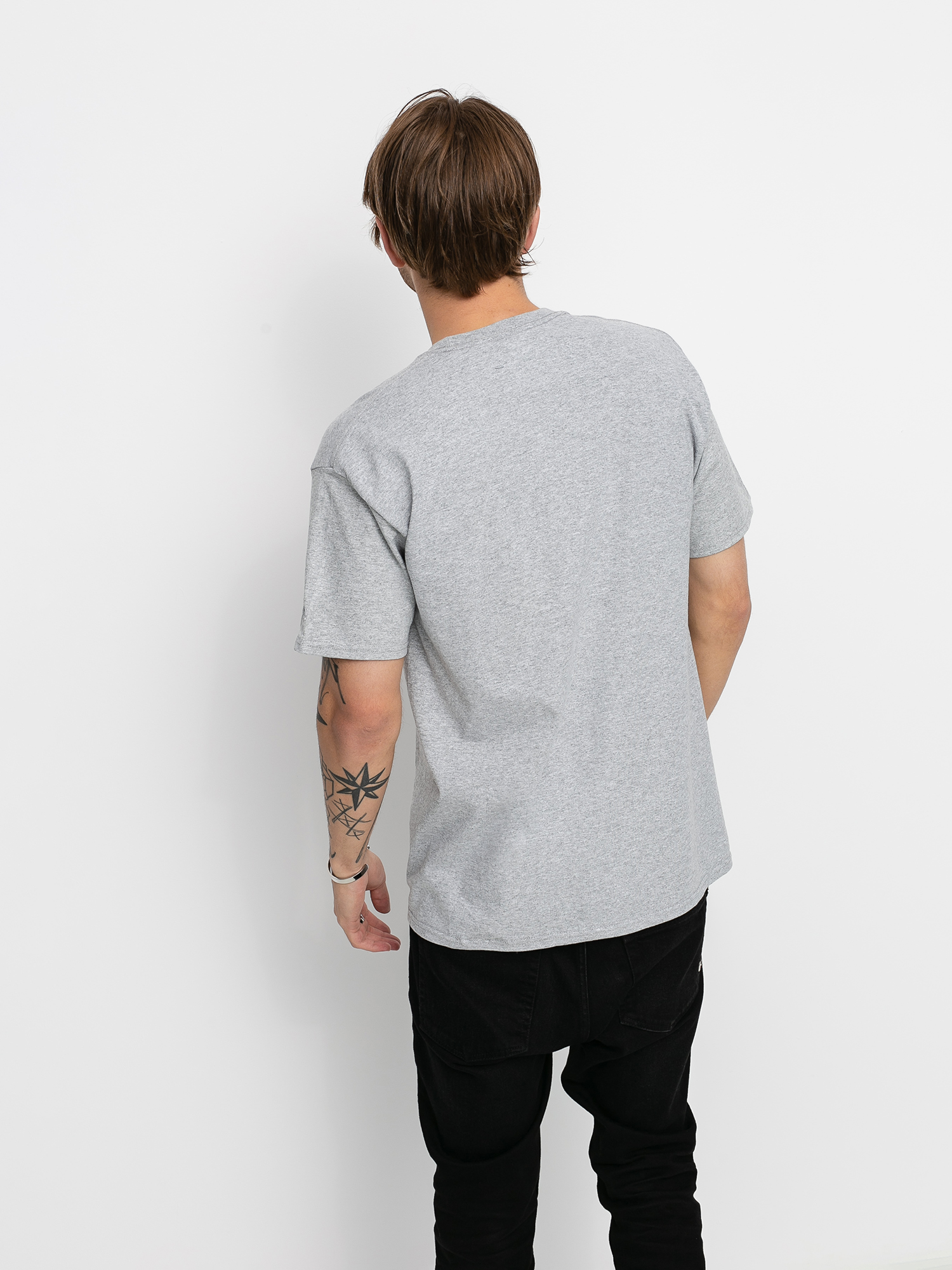 T-shirt Grizzly Griptape X Champion Lowercase Fadeaway (grey heather)