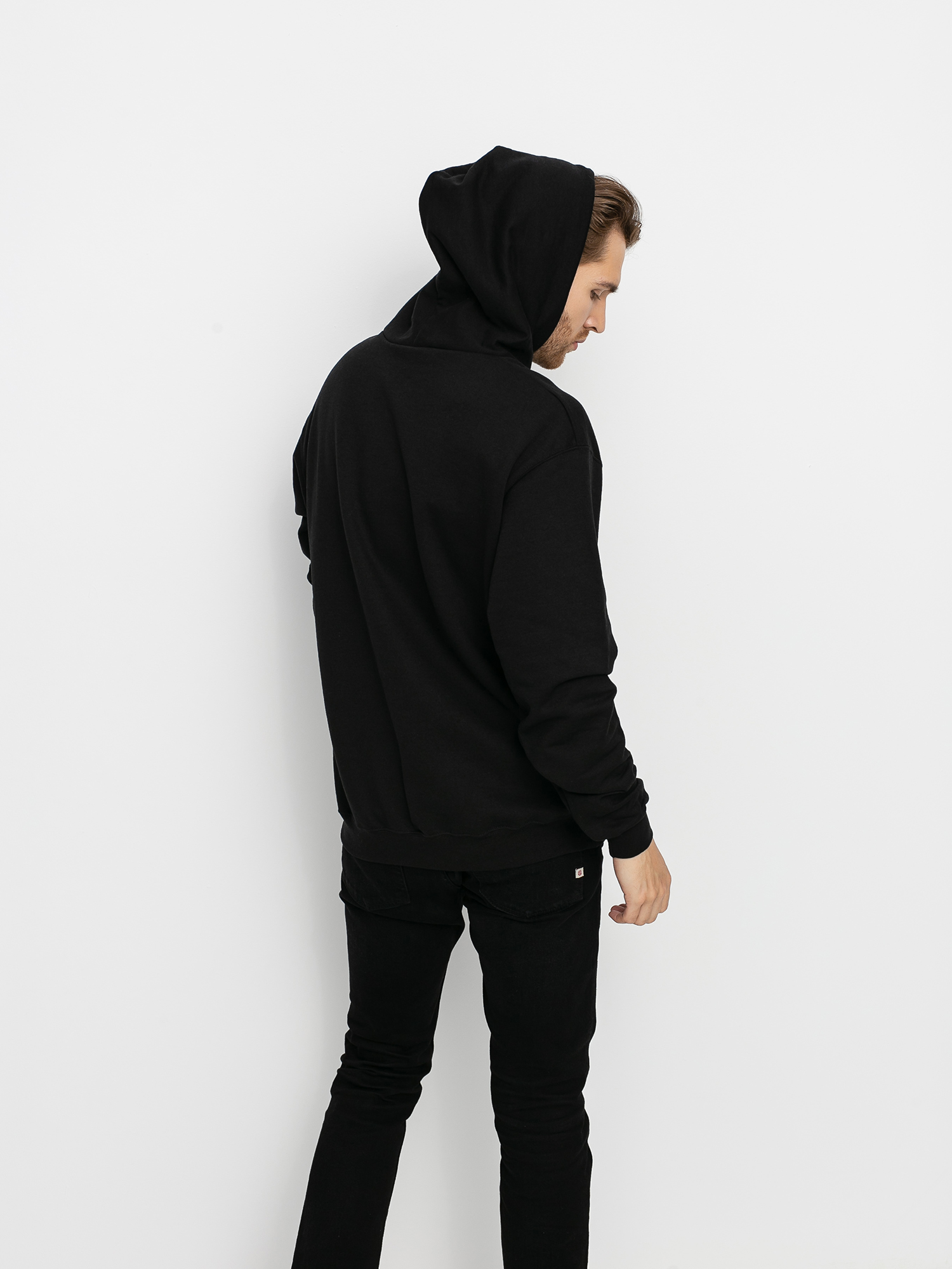 Bluza z kapturem Grizzly Griptape X Champion Stamp Fadeaway HD (black)