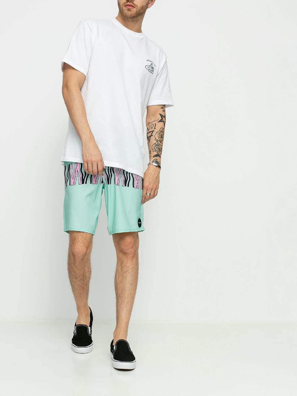 Boardshorty RVCA Va Trunk Print (dusty aqua)