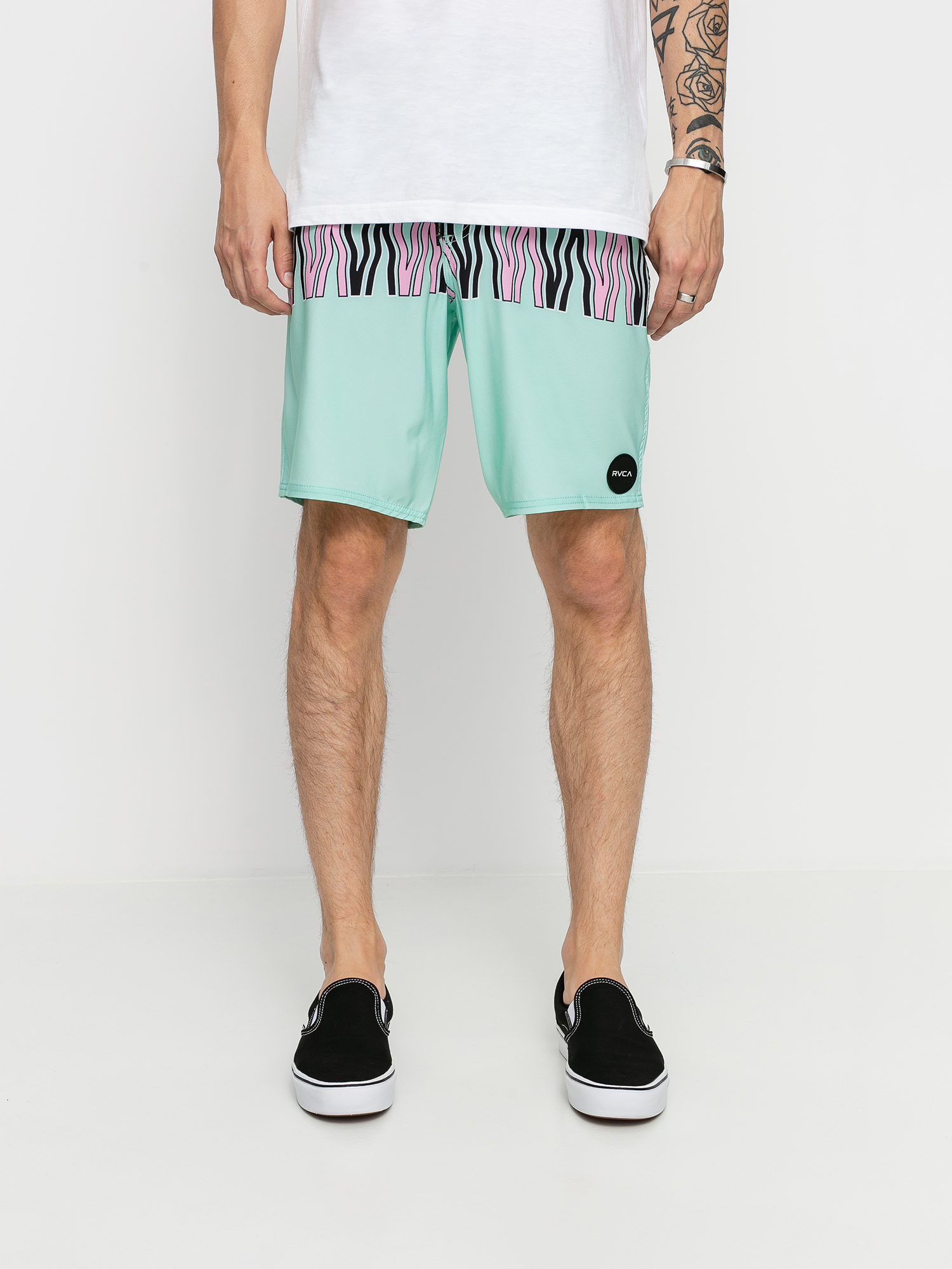 Boardshorty RVCA Va Trunk Print (dusty aqua)